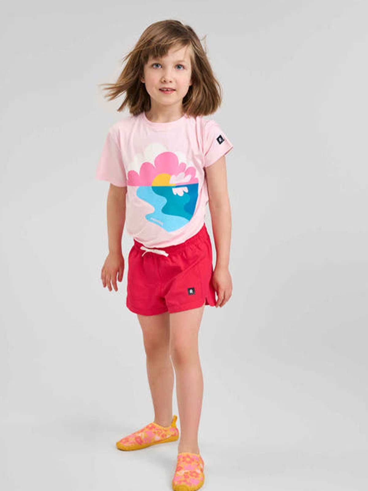 Reima Nauru Beach Shorts Bright Berry