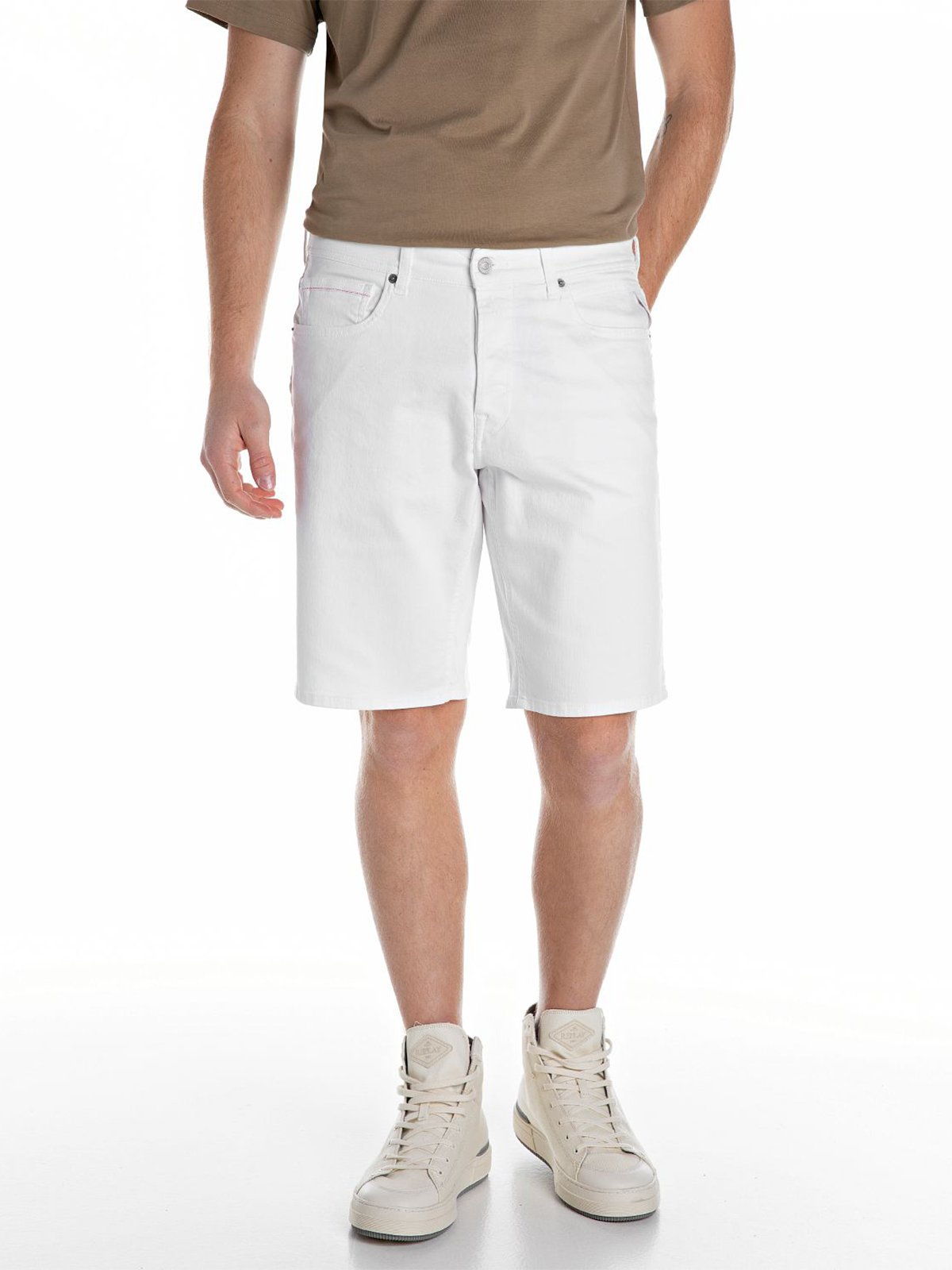 Replay Grover Shorts Hvit