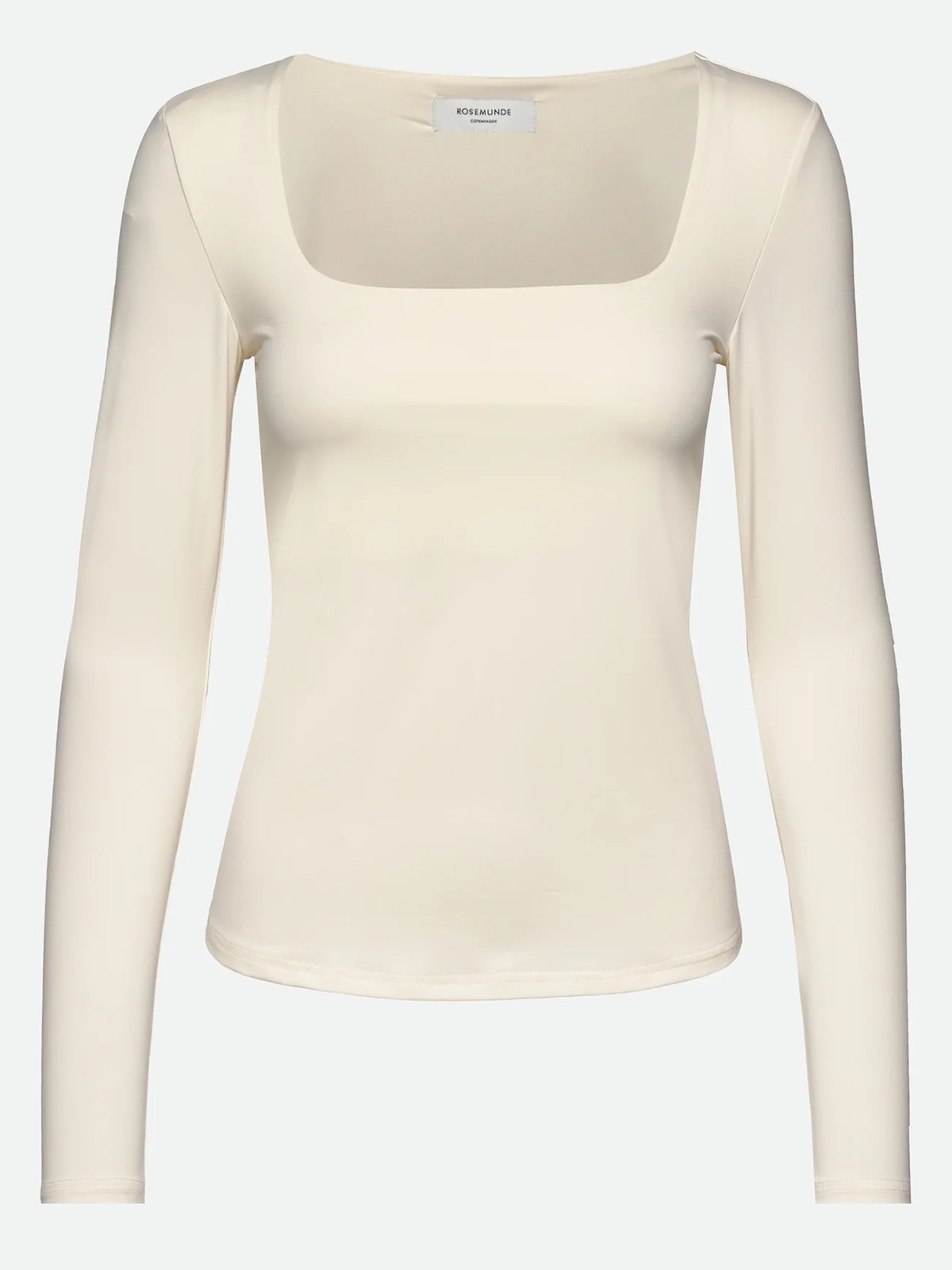 Rosemunde Billie Reversible Long Sleeve Short T-shirt Ivory