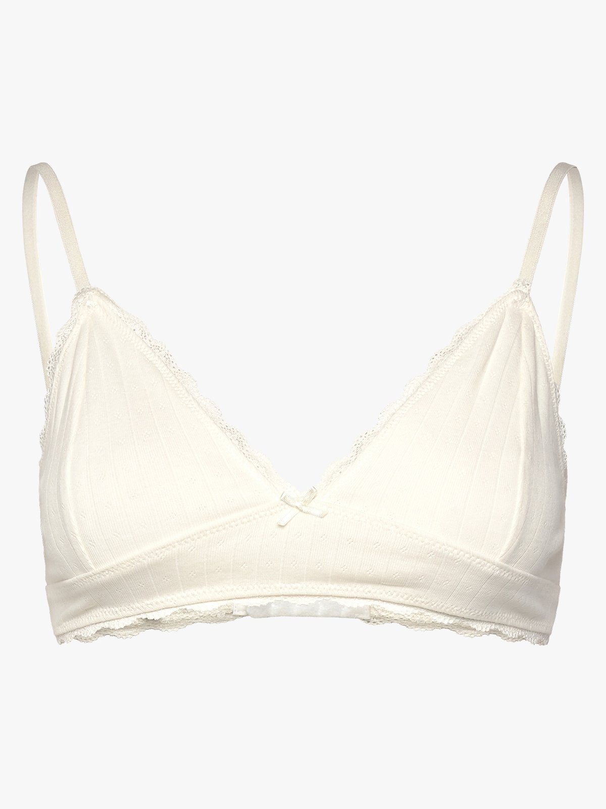 Rosemunde Belmo Pointelle Bra Cloud Dancer