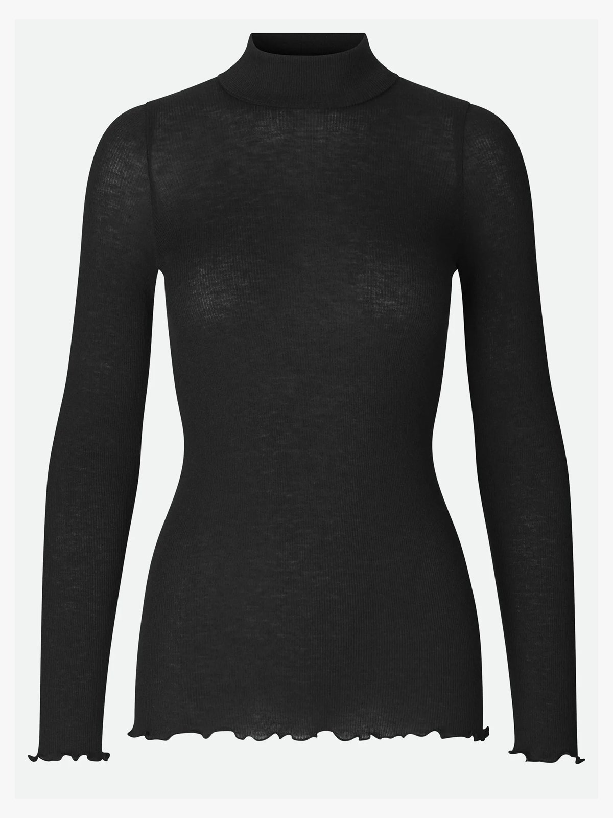 Rosemunde Burlington Long Sleeve Regular T-neck Black