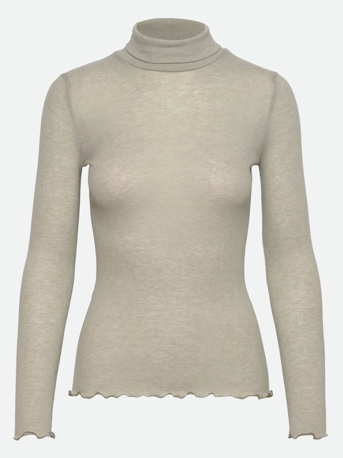 Rosemunde Burlington Long Sleeve Regular T-neck Abbey stone