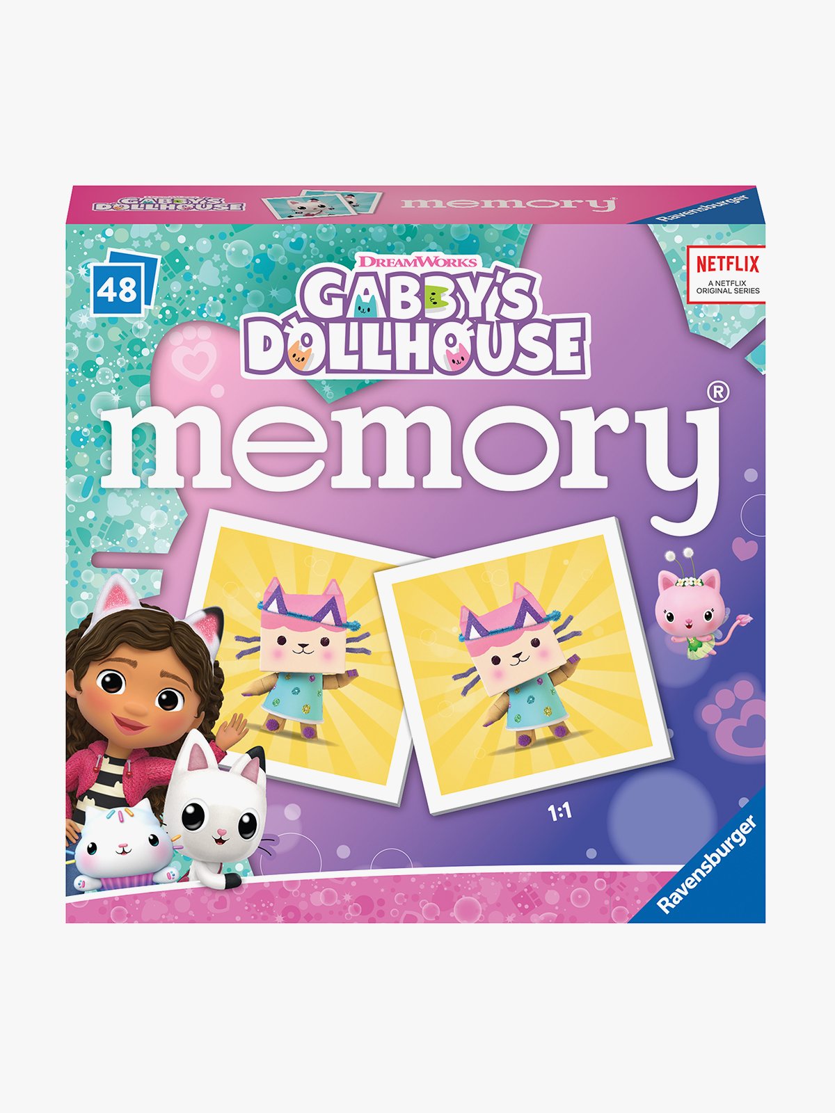 Ravensburger Gabby’s Dollhouse Mini memory® Flerfarget