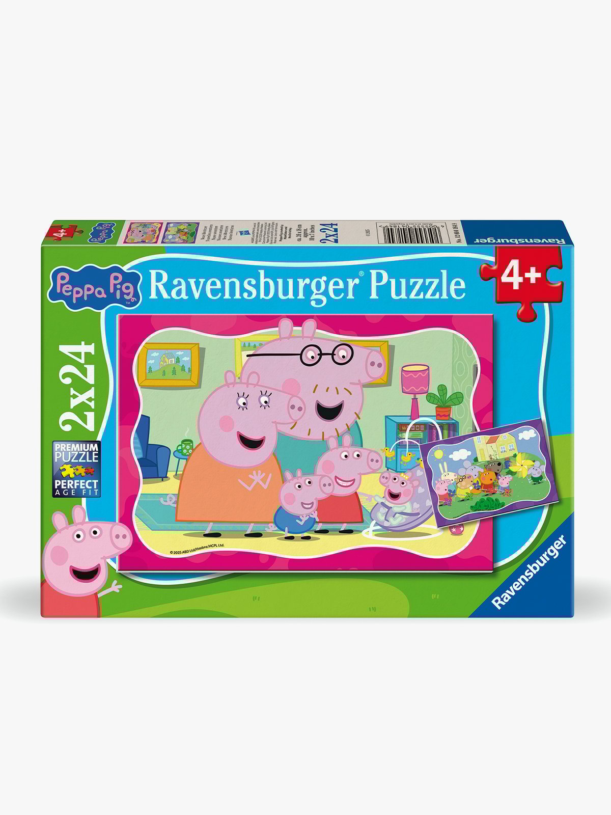 Ravensburger Peppa Gris,2 2x24p Flerfarget