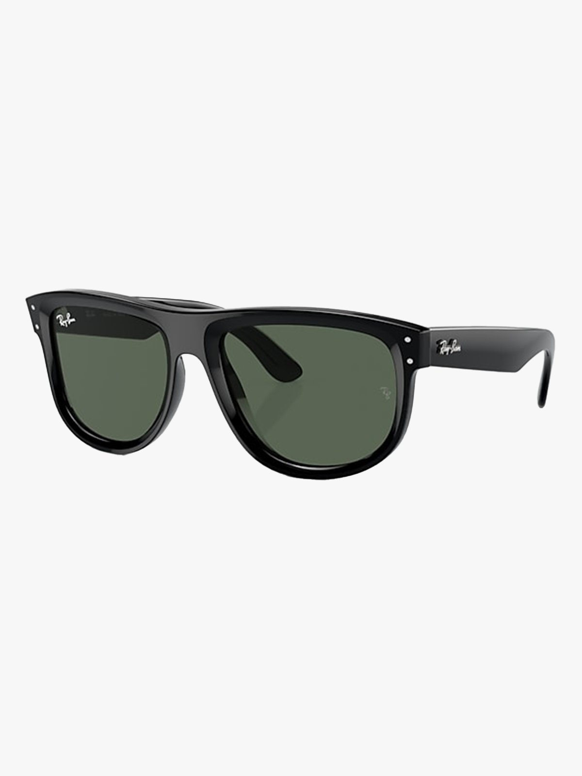 Ray-Ban Boyfriend Reverse Frame: Polished Black / Lenses: Green