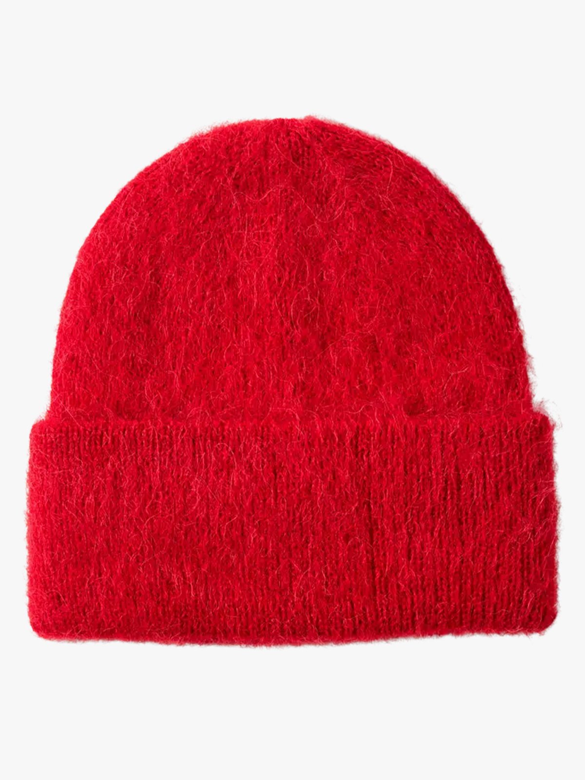 Selected Femme Fiona Alpaca Blend Beanie Equestrian Red