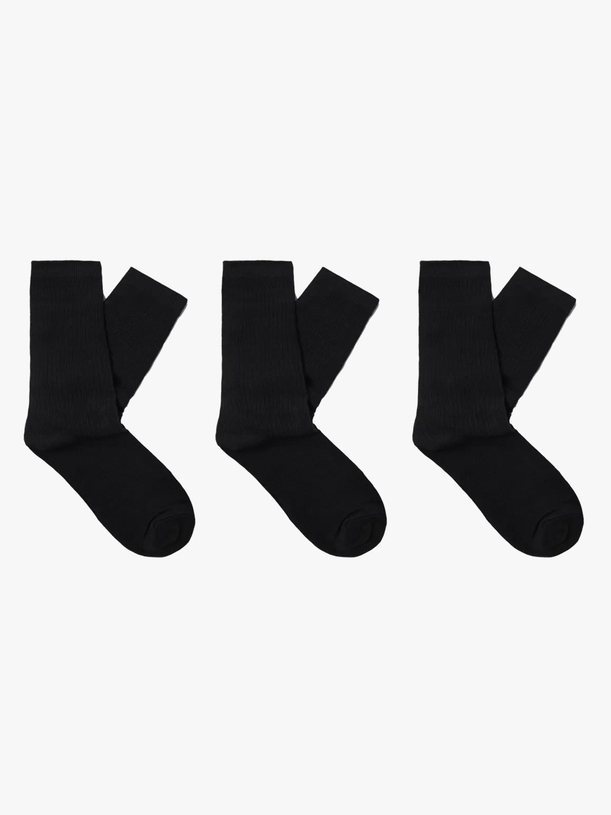 Selected Femme Rose 3-Pack Sock Black