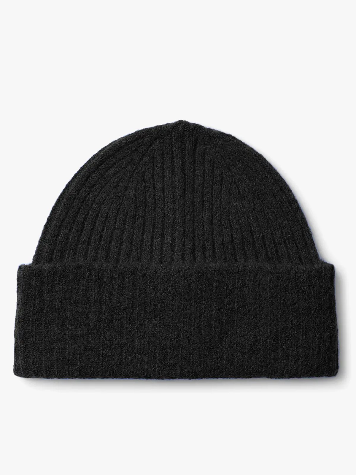 Selected Femme Lulu Lano Knit Beanie Black