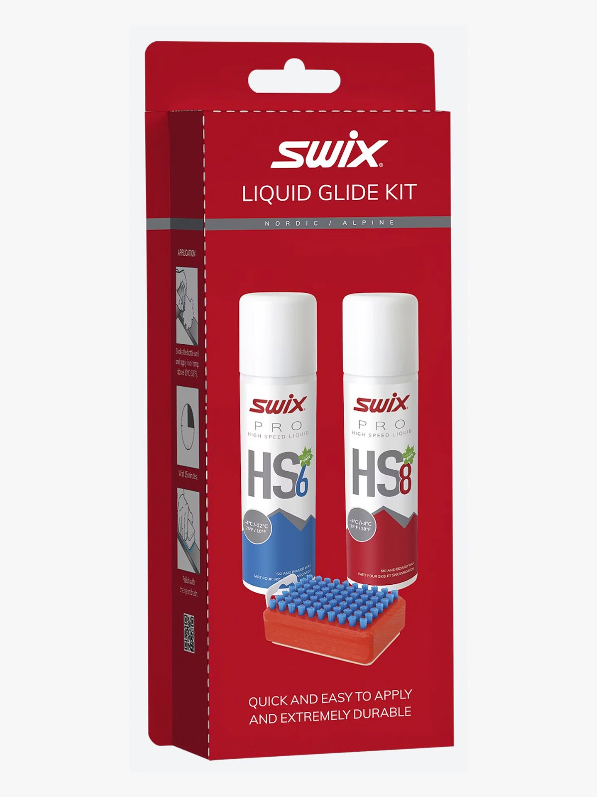 Swix P17 Liquid Glide Kit Rød