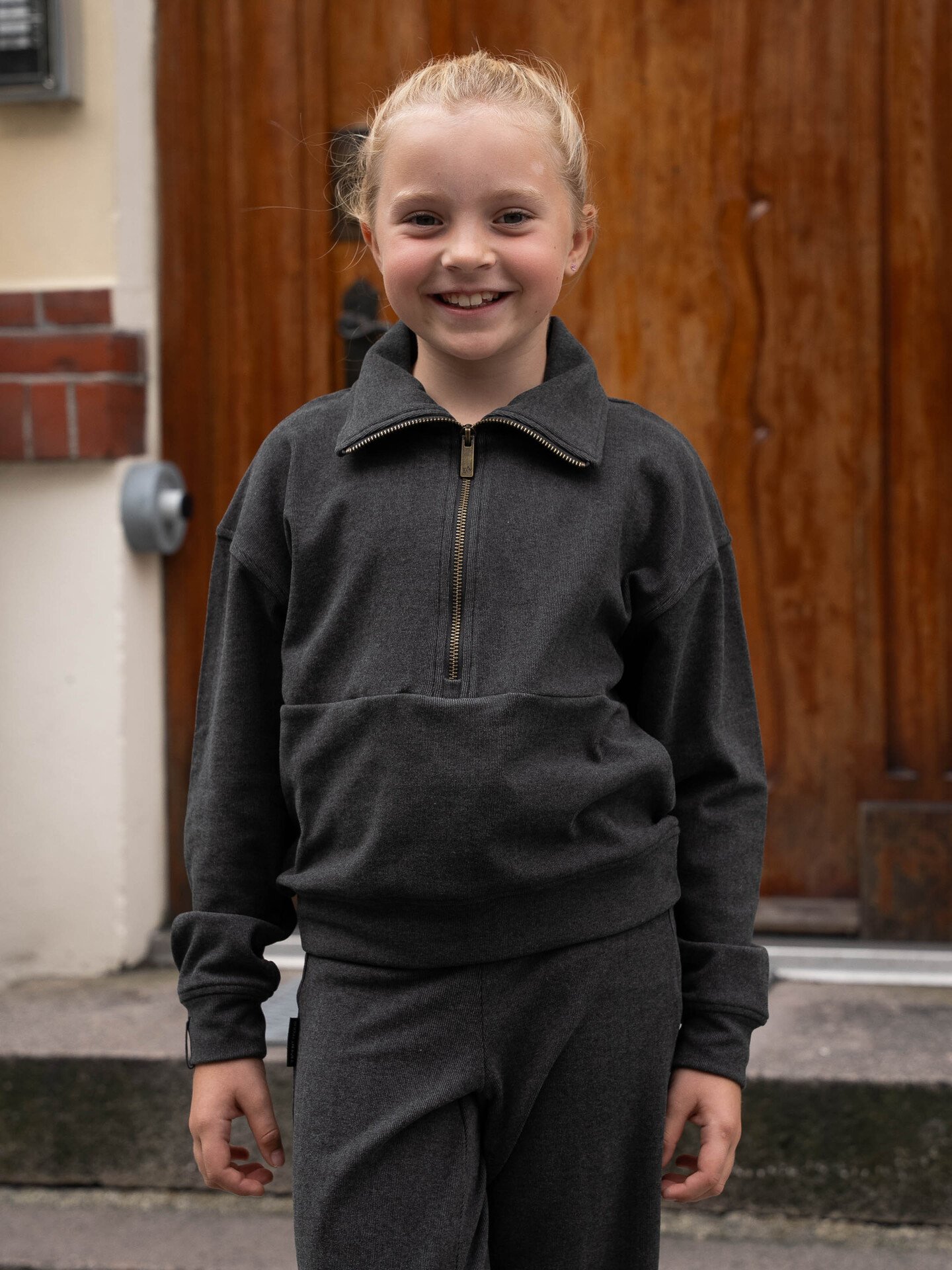 Twentyfour Mode Cozy Half Zip Junior Sort