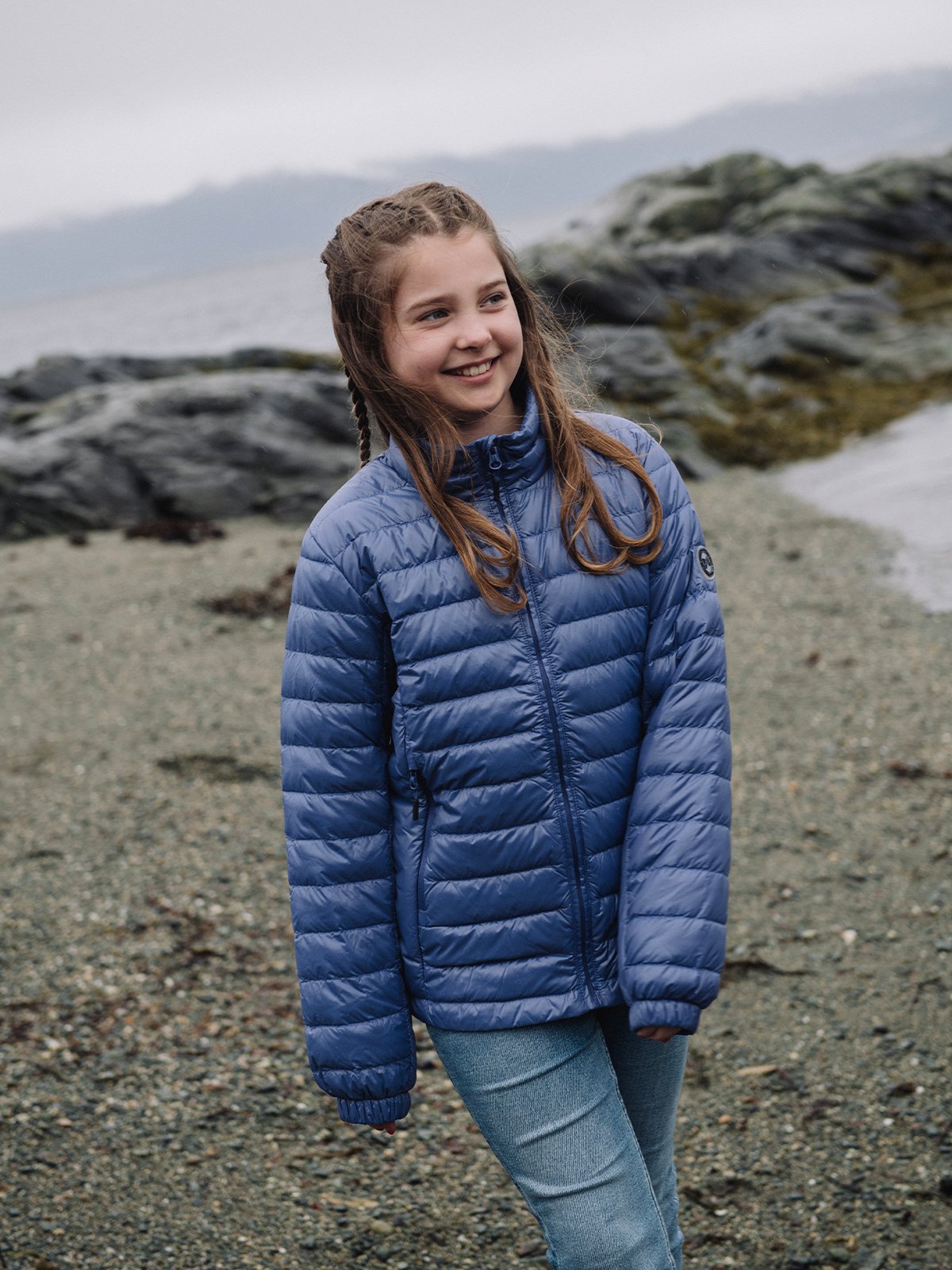 Twentyfour Venture Lett Dunjakke Junior Indigo