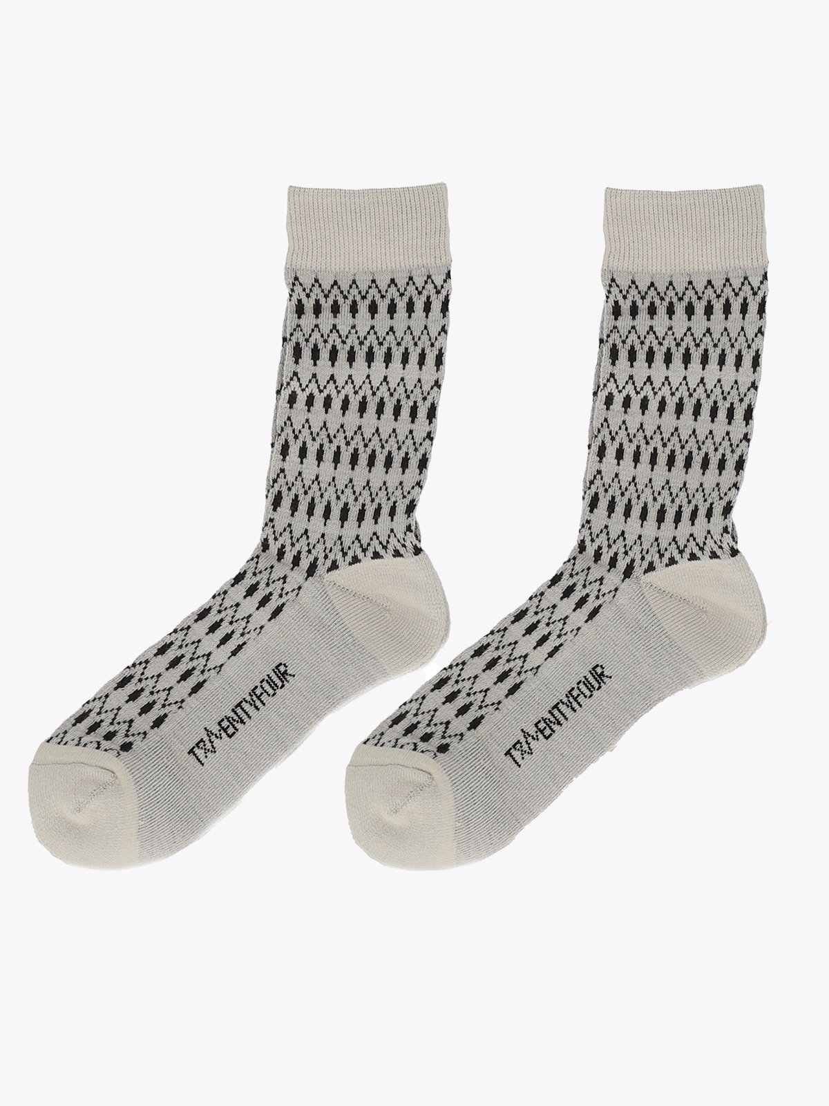 Twentyfour Aurora 2-Pack Ullsokk Grå / Sort