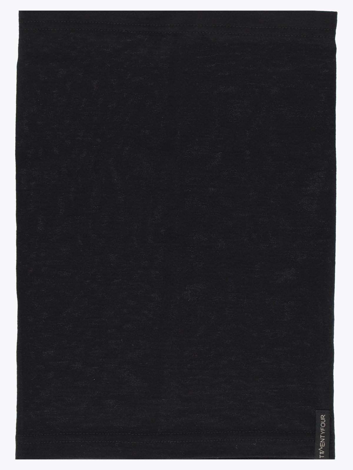 Twentyfour & Merino Hals Sort