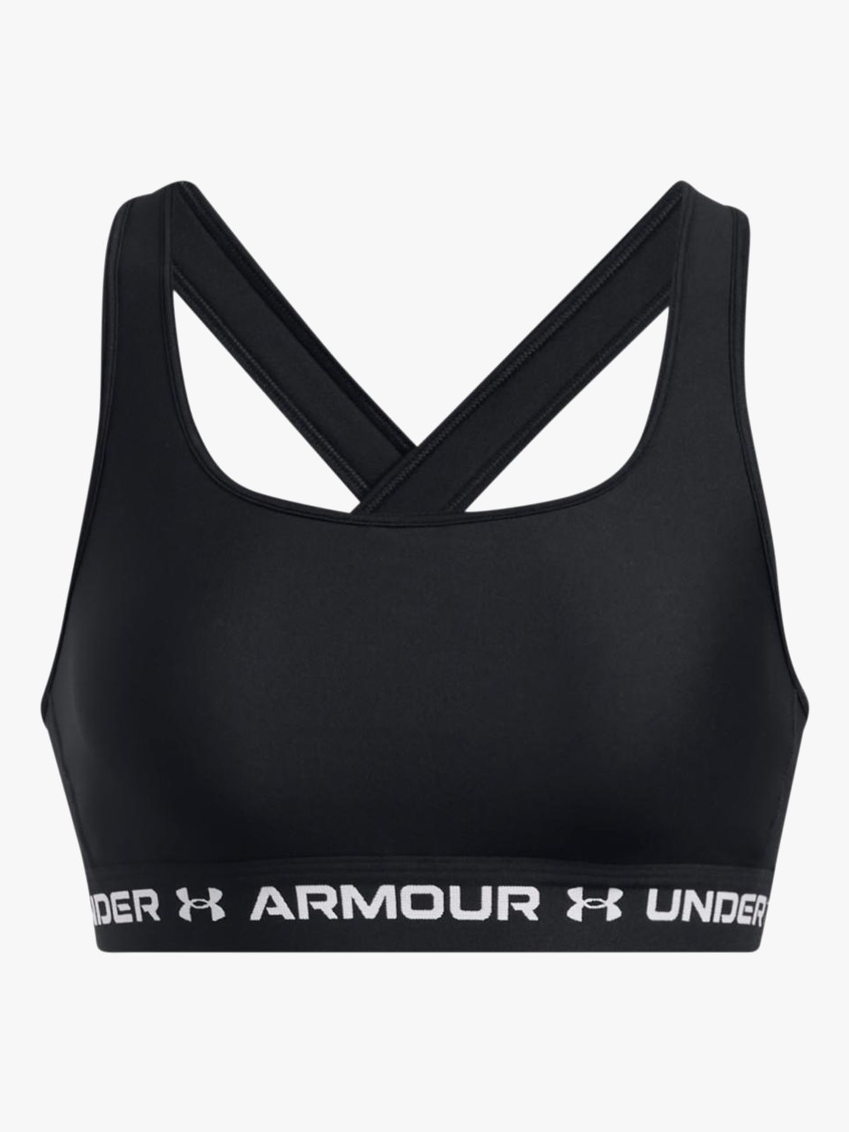 Under Armour Crossback Mid Bra Black / White