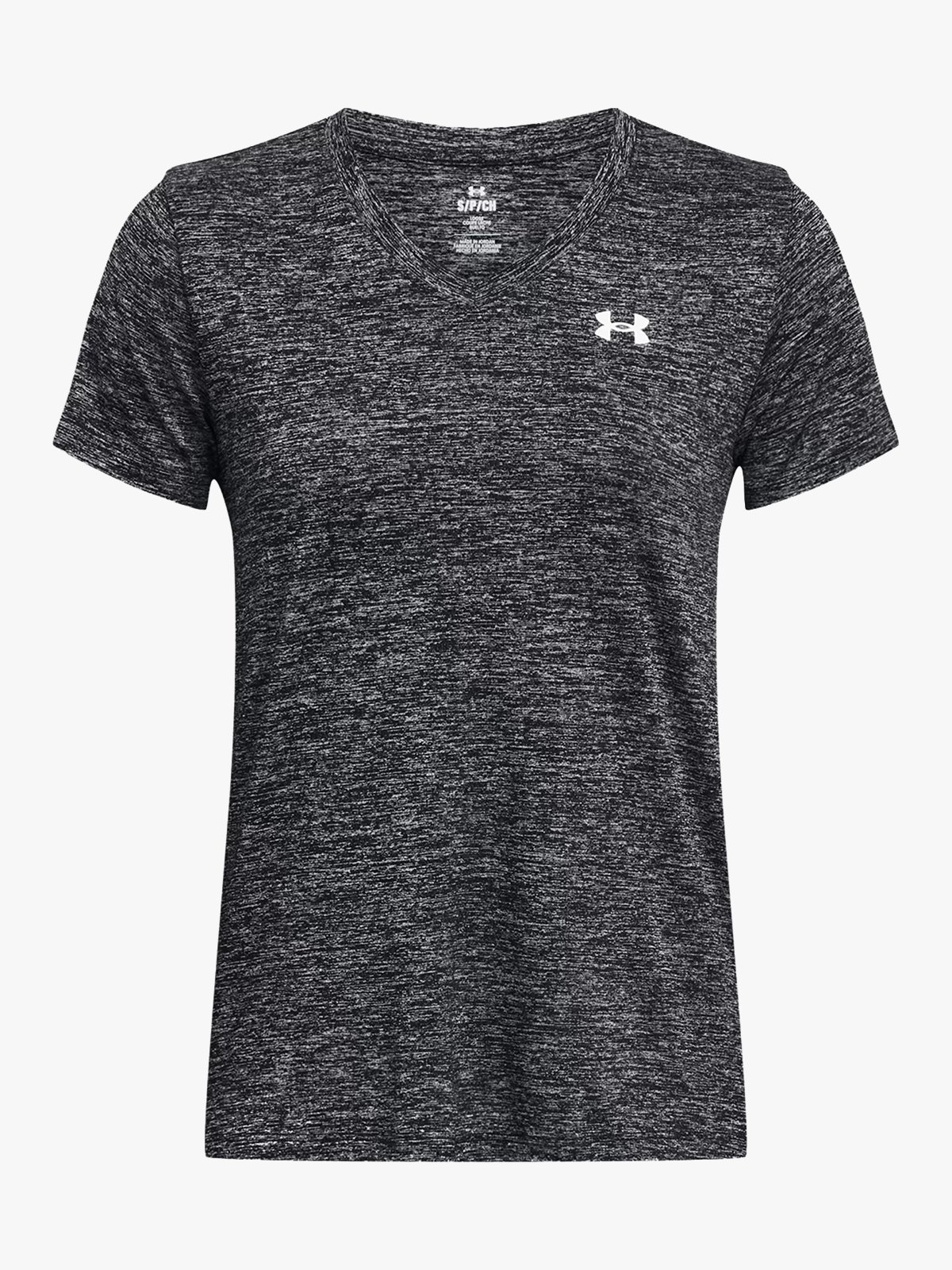 Under Armour Tech Short Sleeve V-Twist Black / White