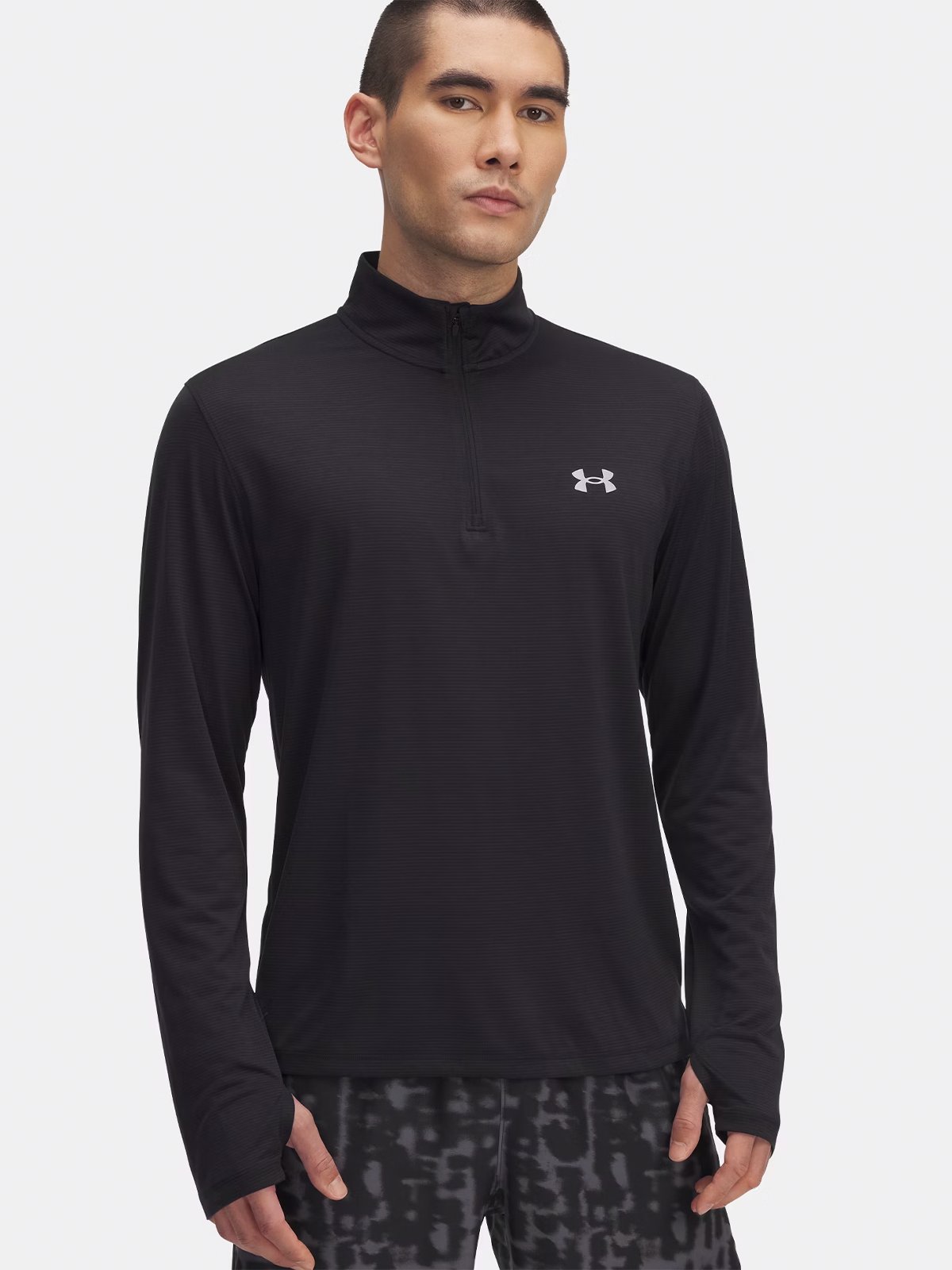 Under Armour LAUNCH 1/4 Zip Black / Reflective