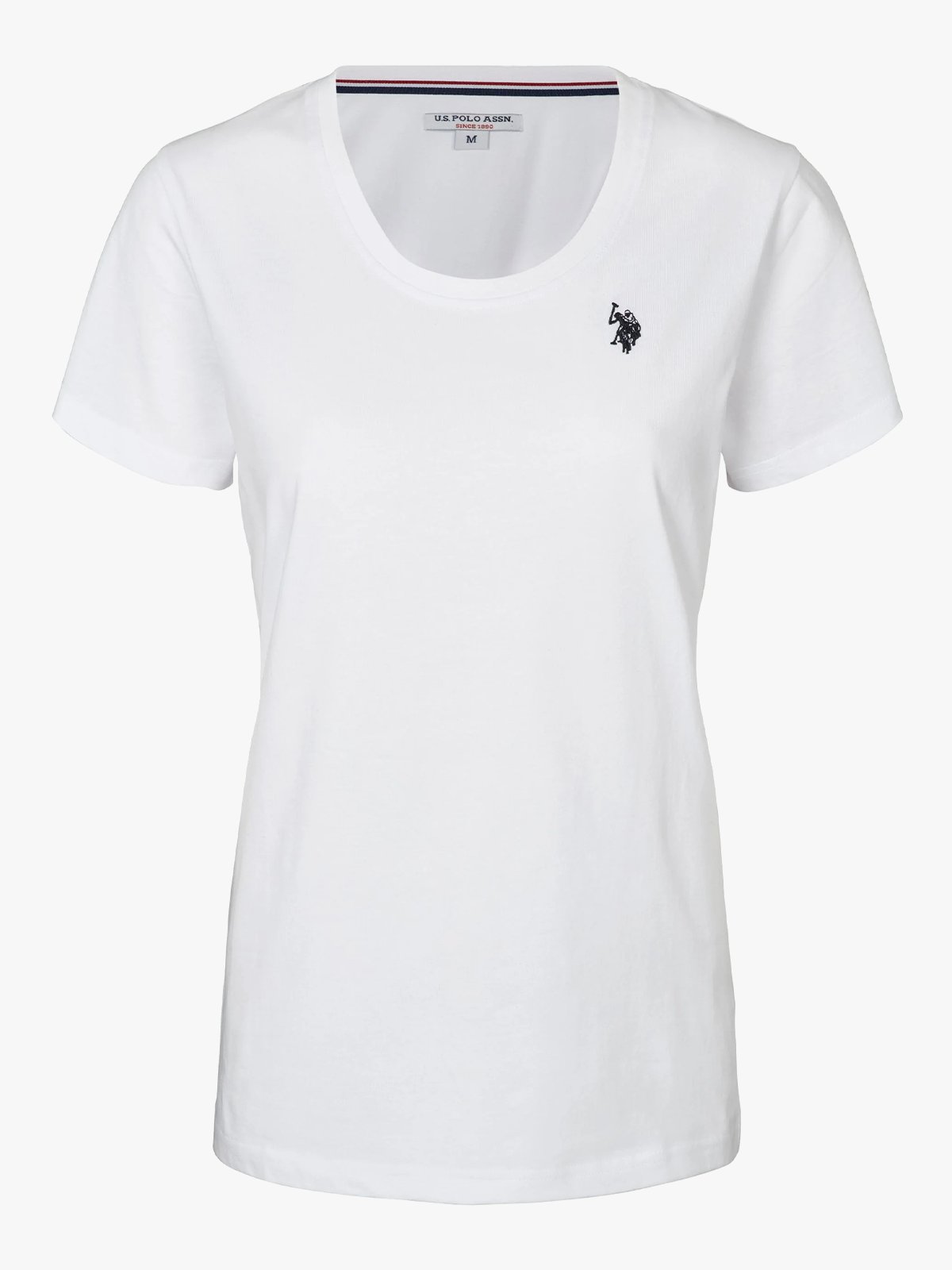 U.S. Polo Assn. Amy O-Neck Tee White