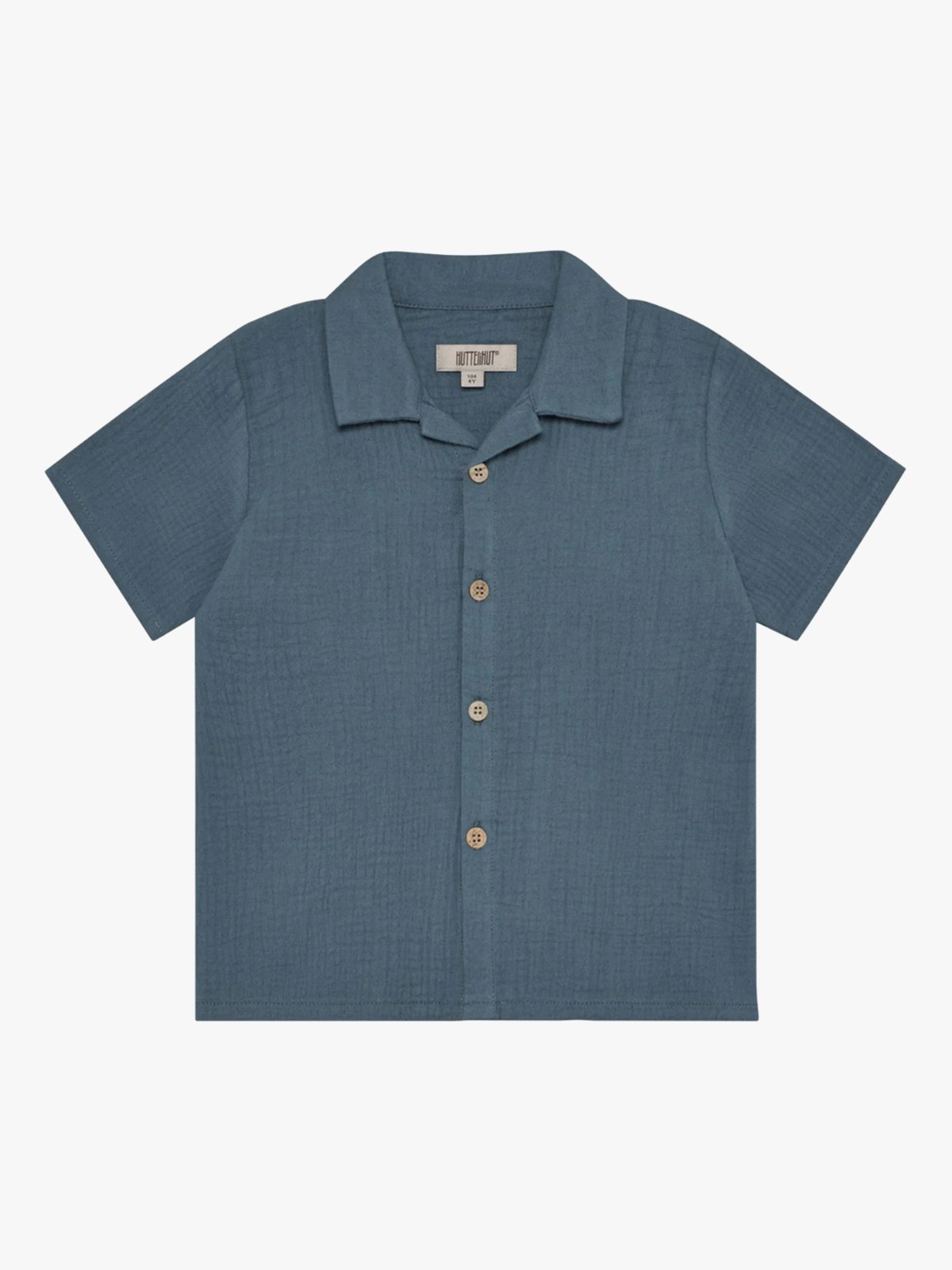 Huttelihut Shirt Short Sleeve Muslin Bering Sea