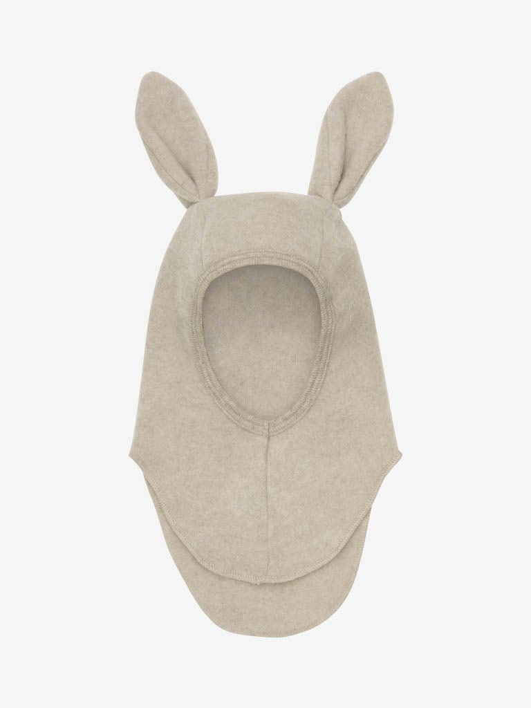 Huttelihut Balaclava Ears Wool Fleece Camel Melange