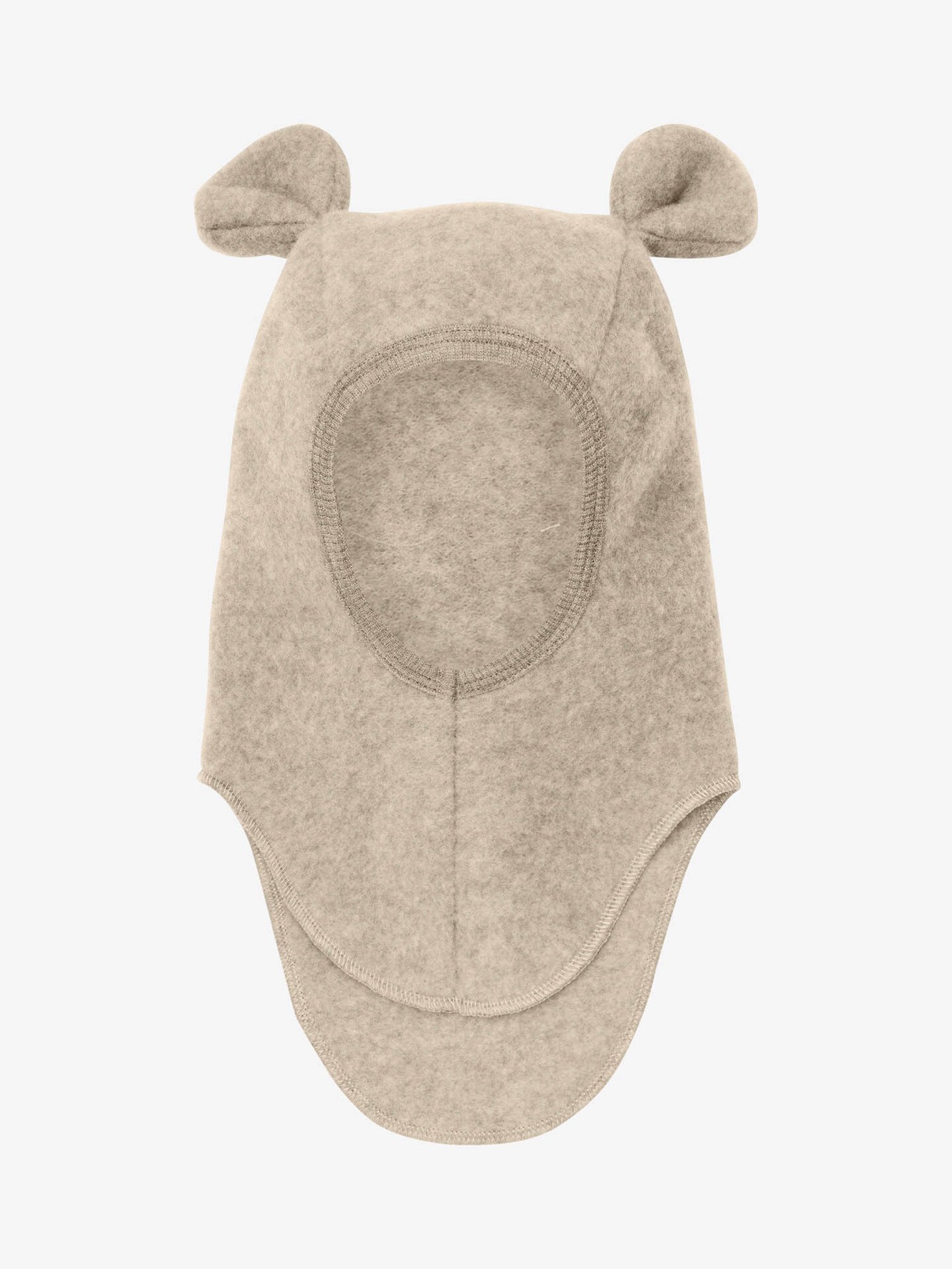 Huttelihut Balaclava Ears Wool Fleece Camel Melange
