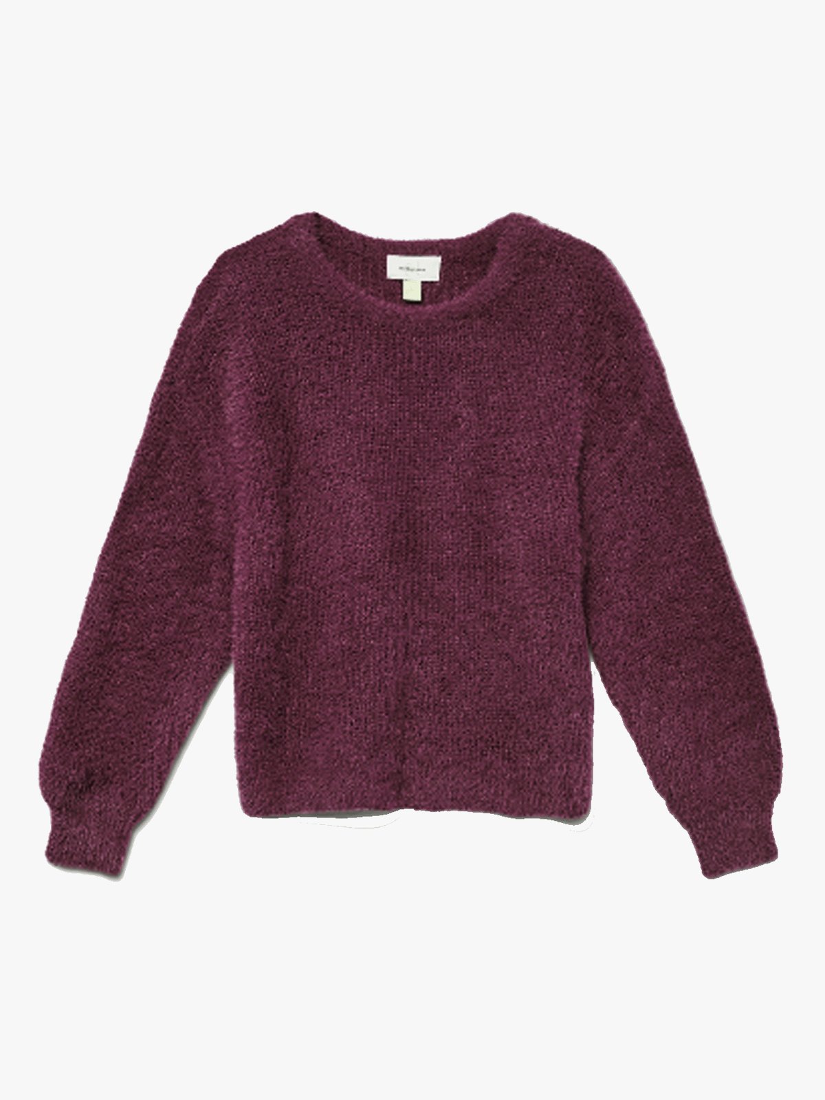 Vero Moda Girl Puff Ls O-Neck Pullover Winetasting