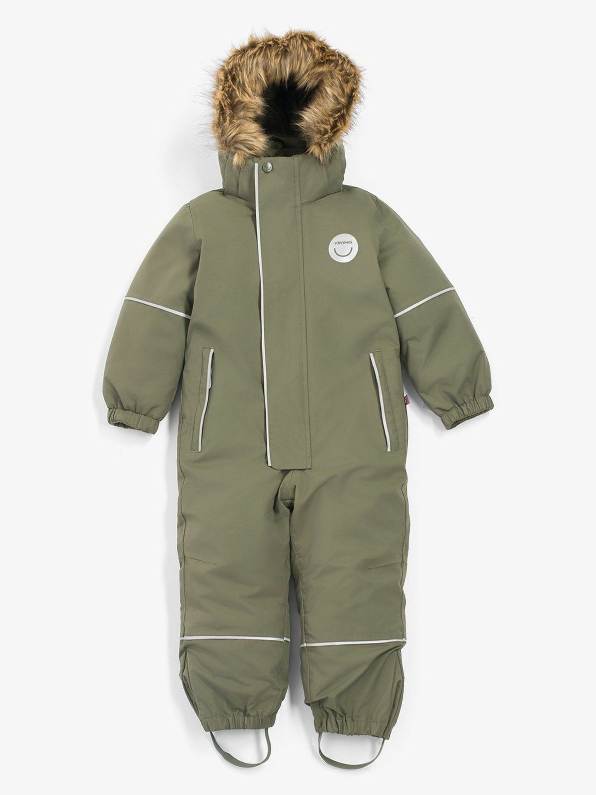 Viking Play Winter Playsuit Thermal Olive