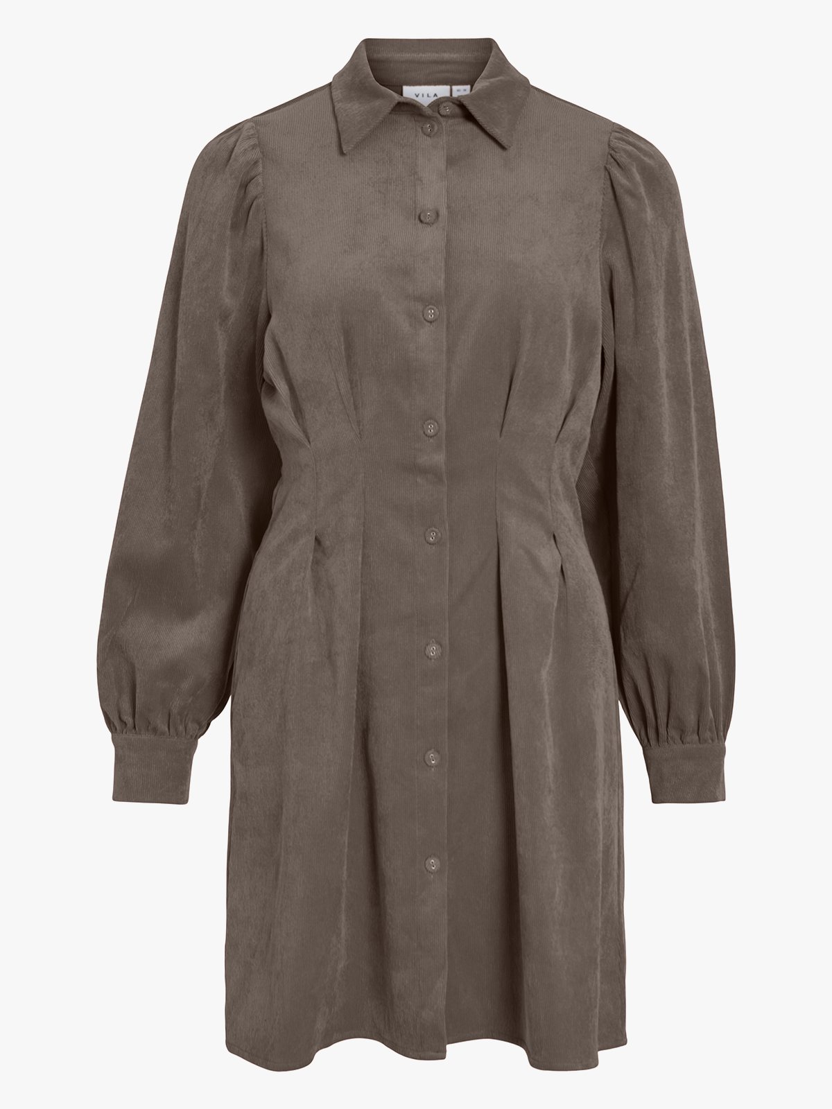 Vila Cordu Long Sleeve Shirt Dress Falcon