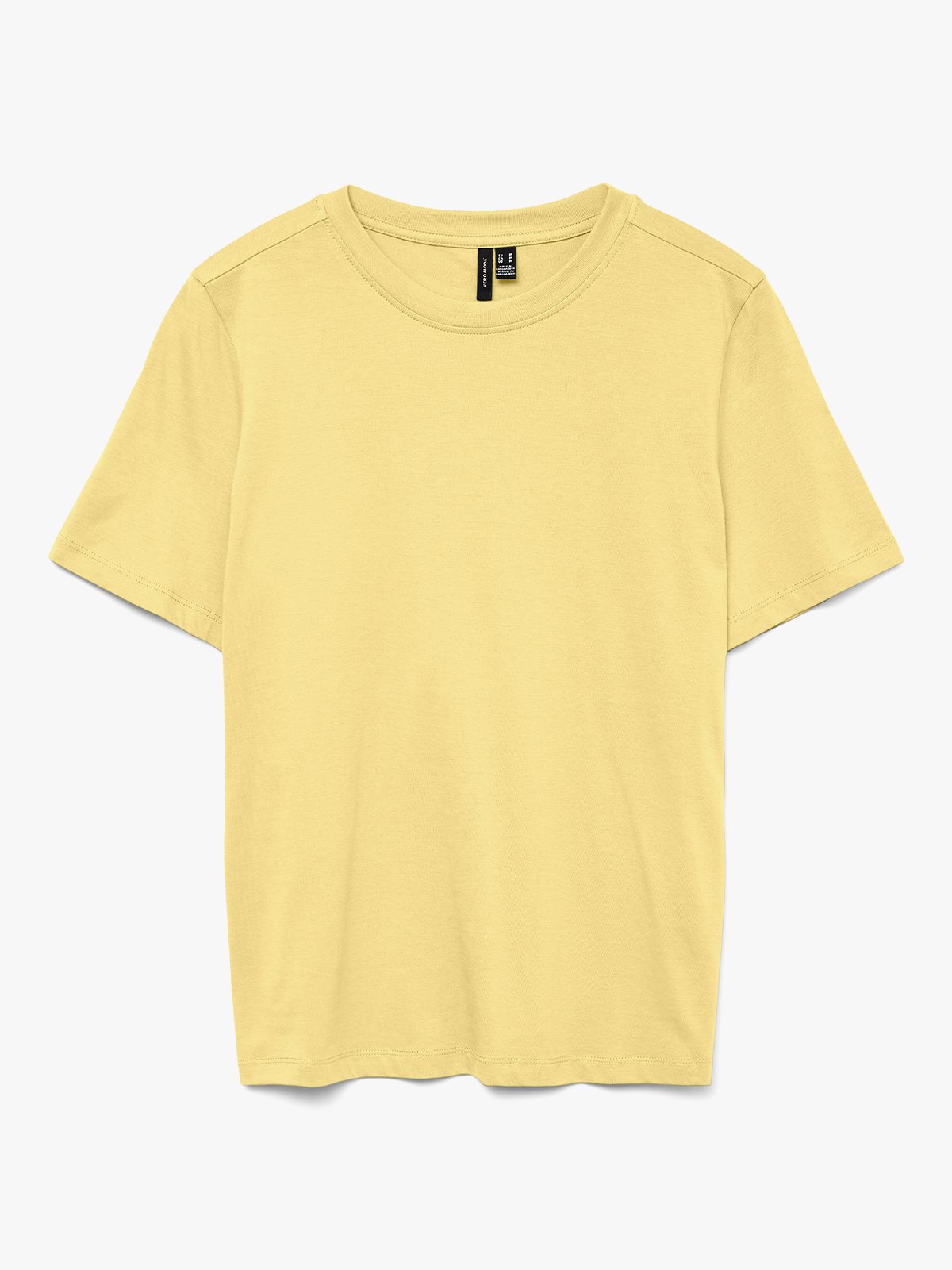 Vero Moda Paulina Short Sleeve T-Shirt Lemon Meringue