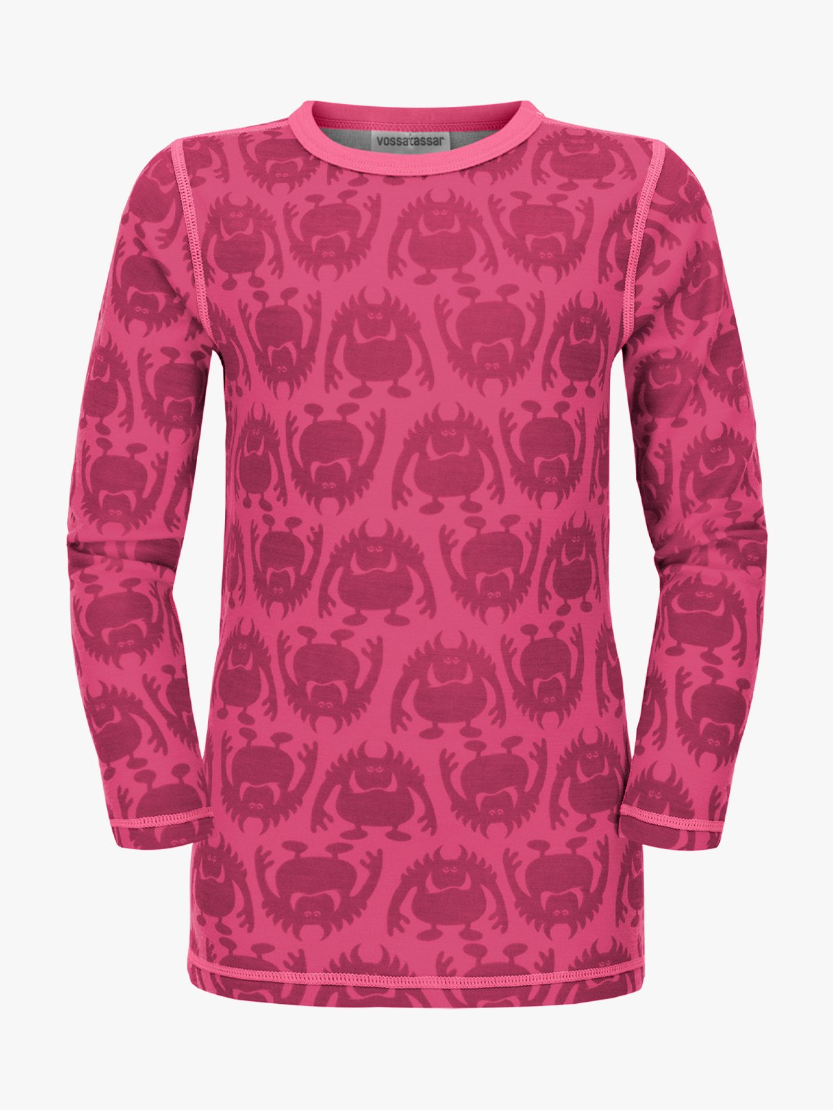 Vossatassar Monsterull Long Sleeve Pink