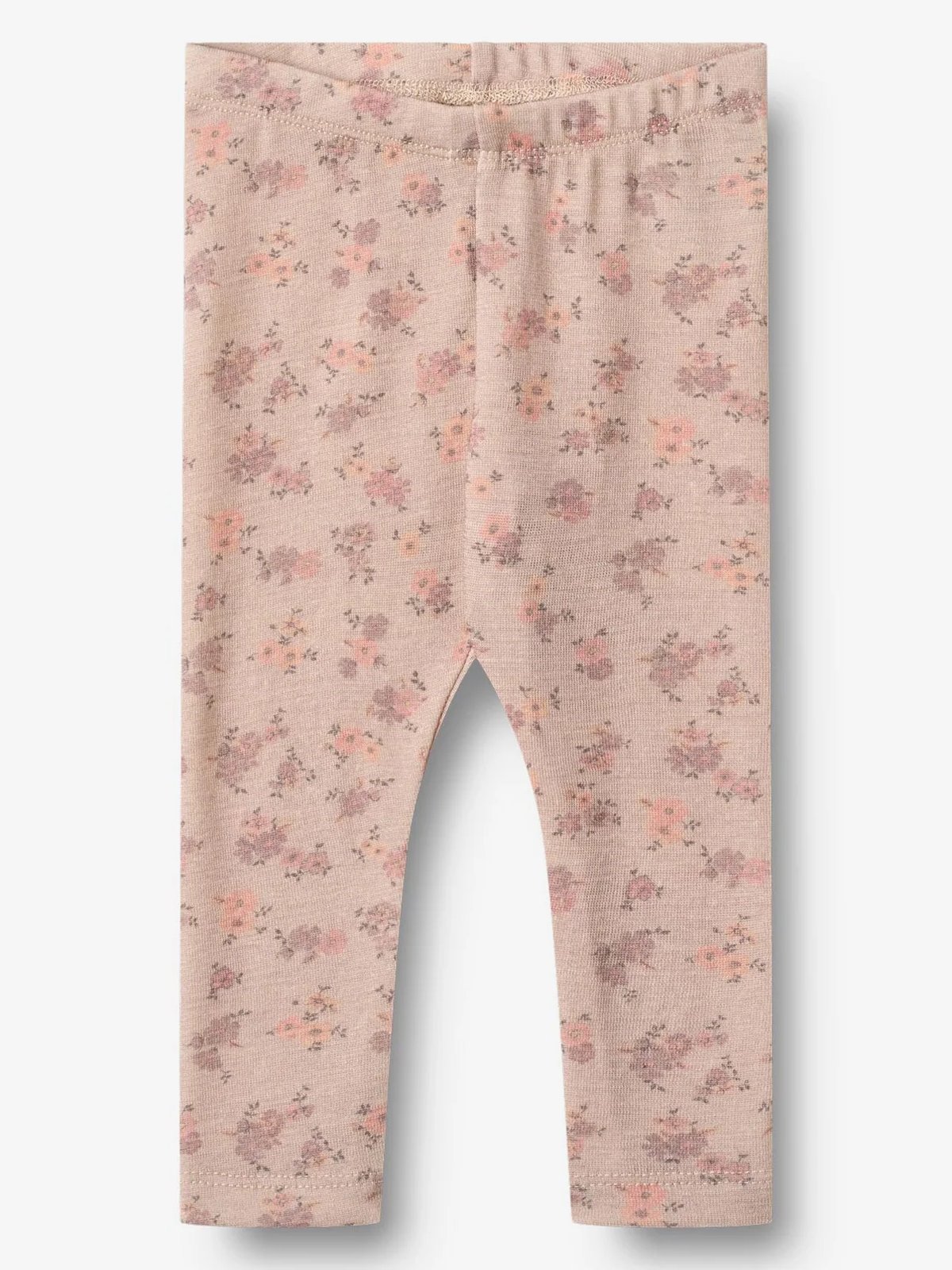 Wheat Wool Leggings Agi Lilac flowers