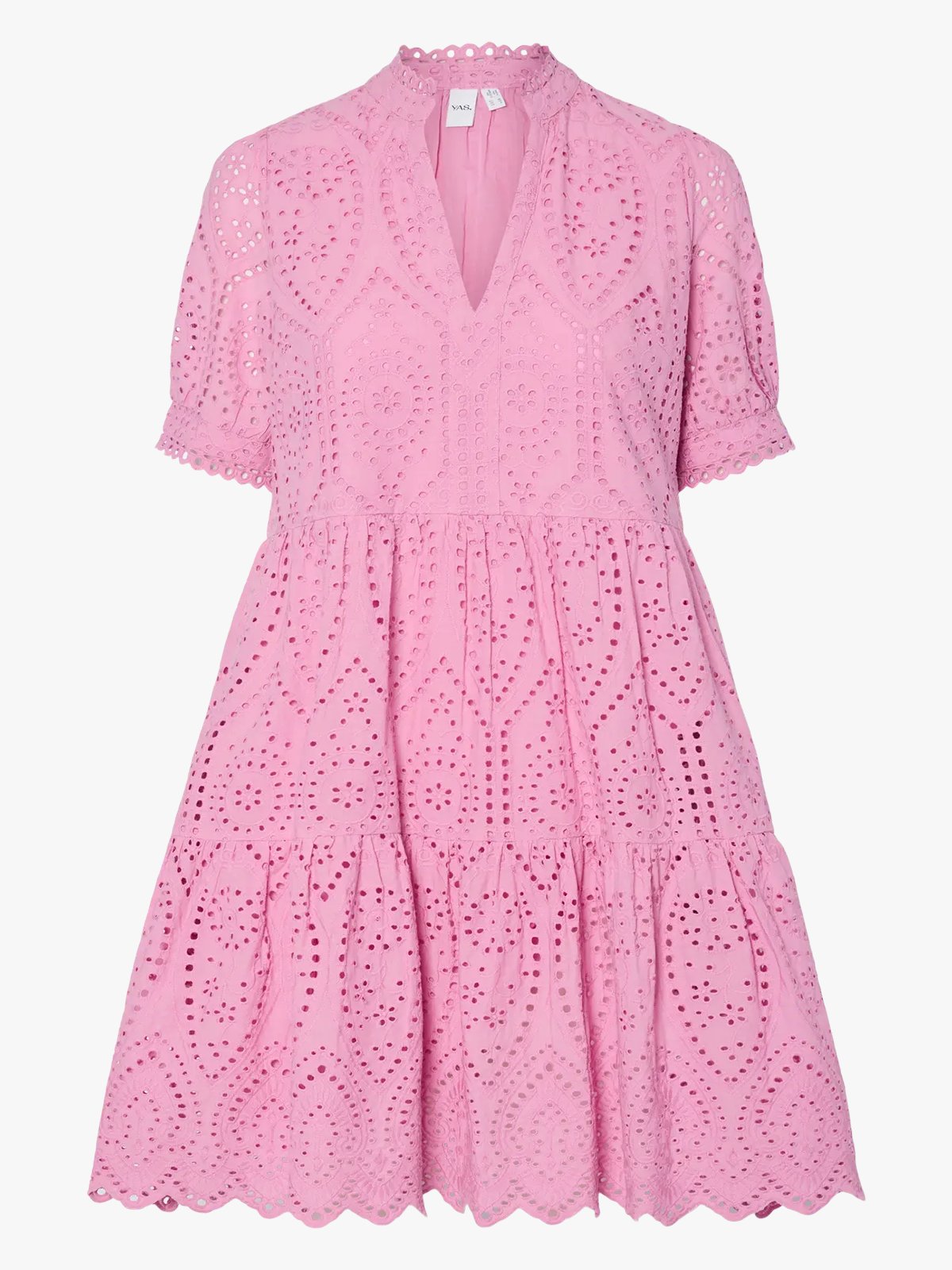 Y.A.S Holi Short Sleeve Dress Moonlite Mauve