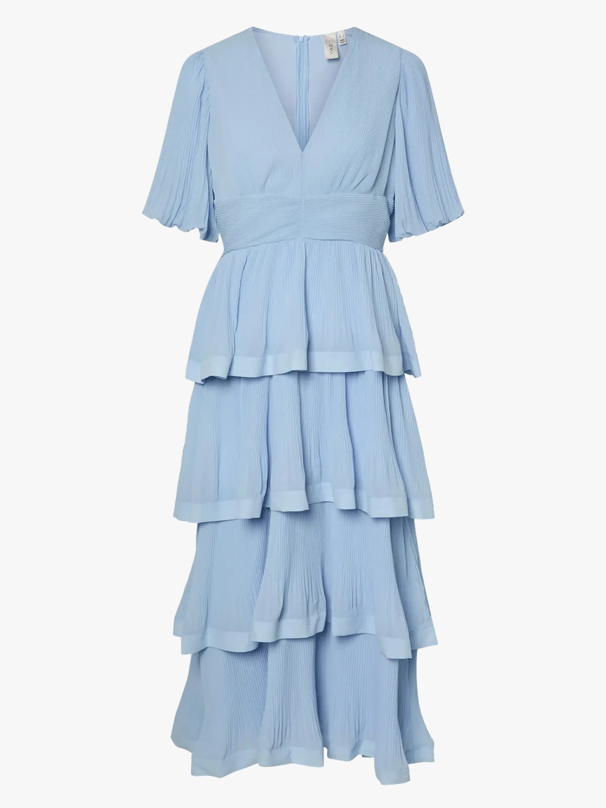 Y.A.S Plira Short Sleeve Long Dress Skyway