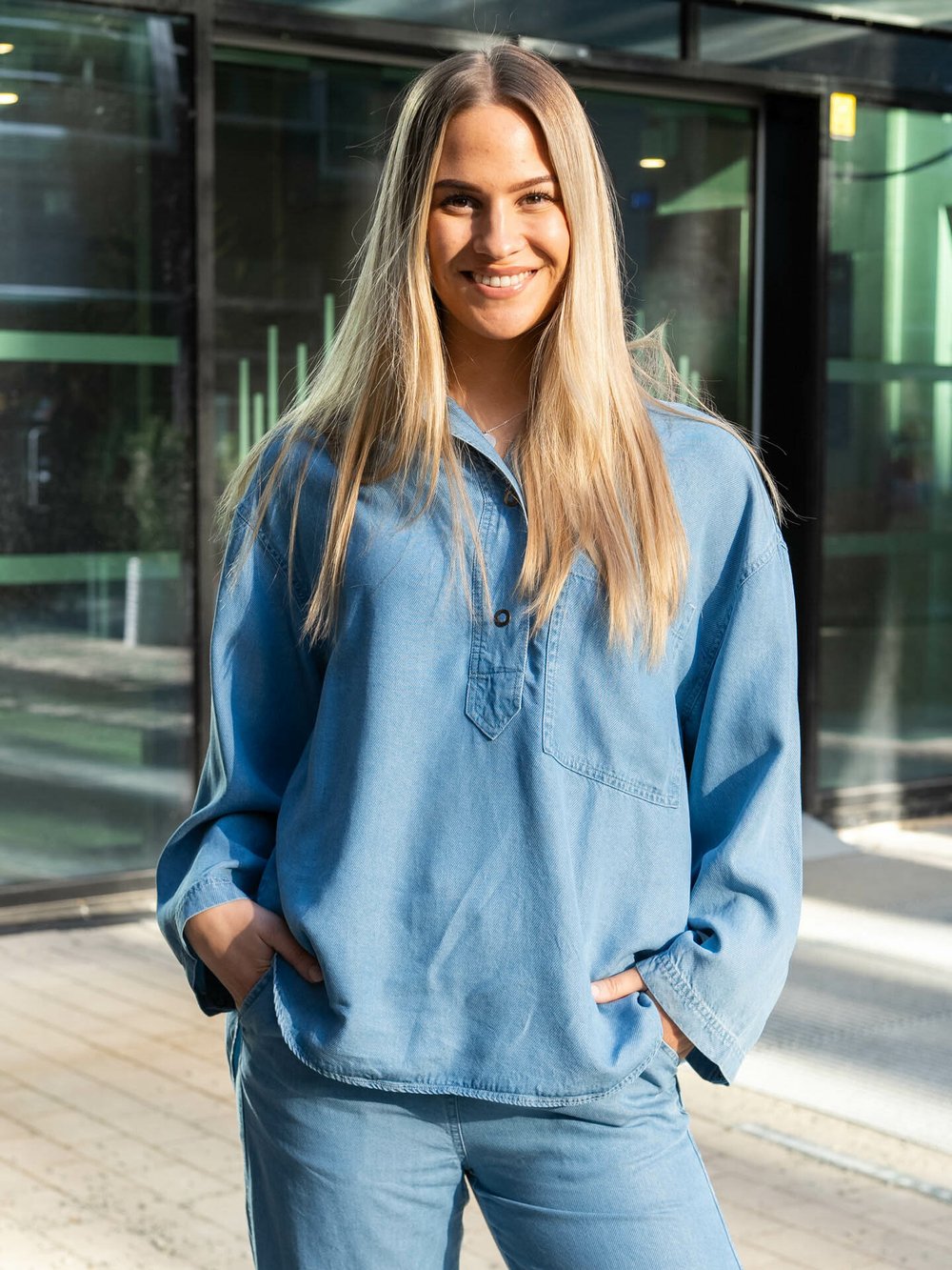 InWear Philipa Shirt - Denim | Getinspired.no