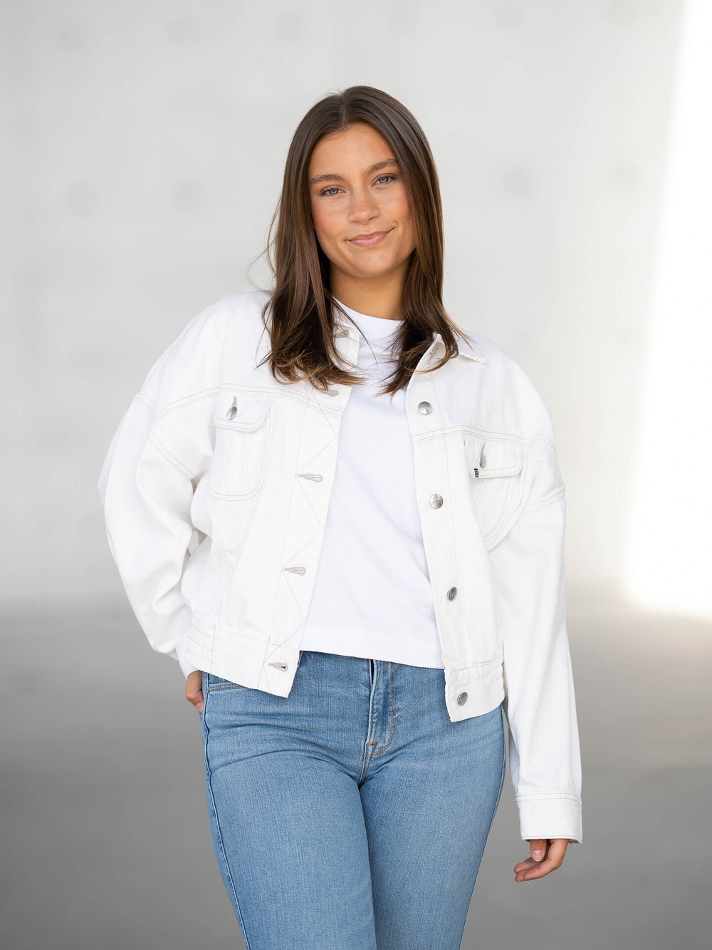 Lee Batwing Rider Jacket - Beige | Getinspired.no