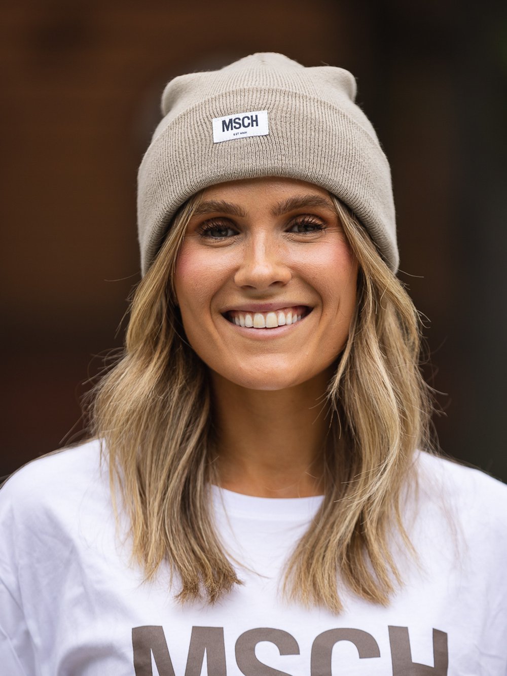 MSCH Copenhagen MSCH Copenhagen Mojo Beanie - Beige | Getinspired.no