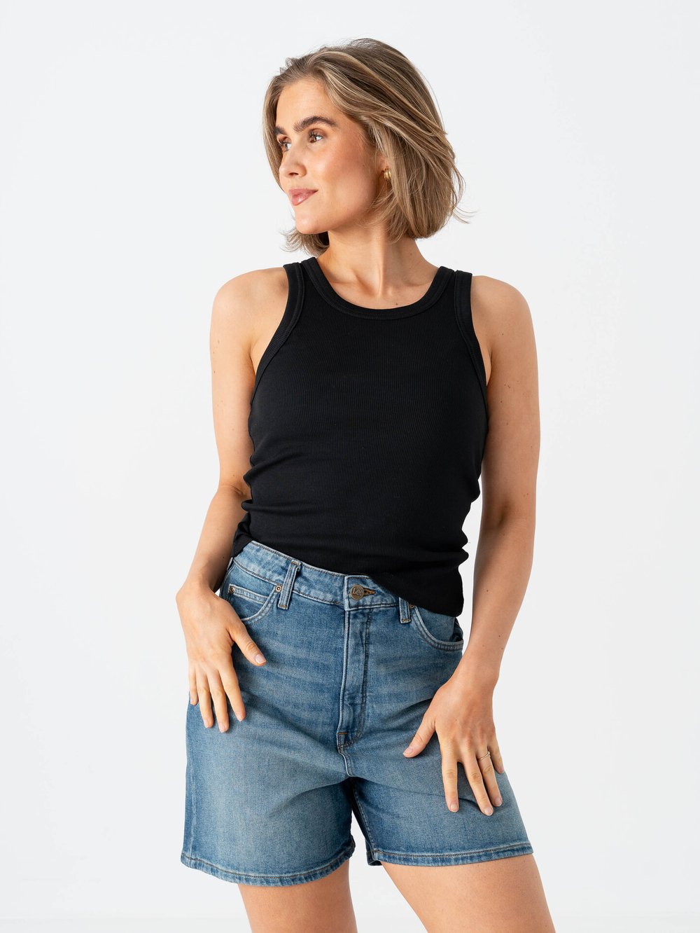 Only Val Life Tank Top - Sort | Getinspired.no