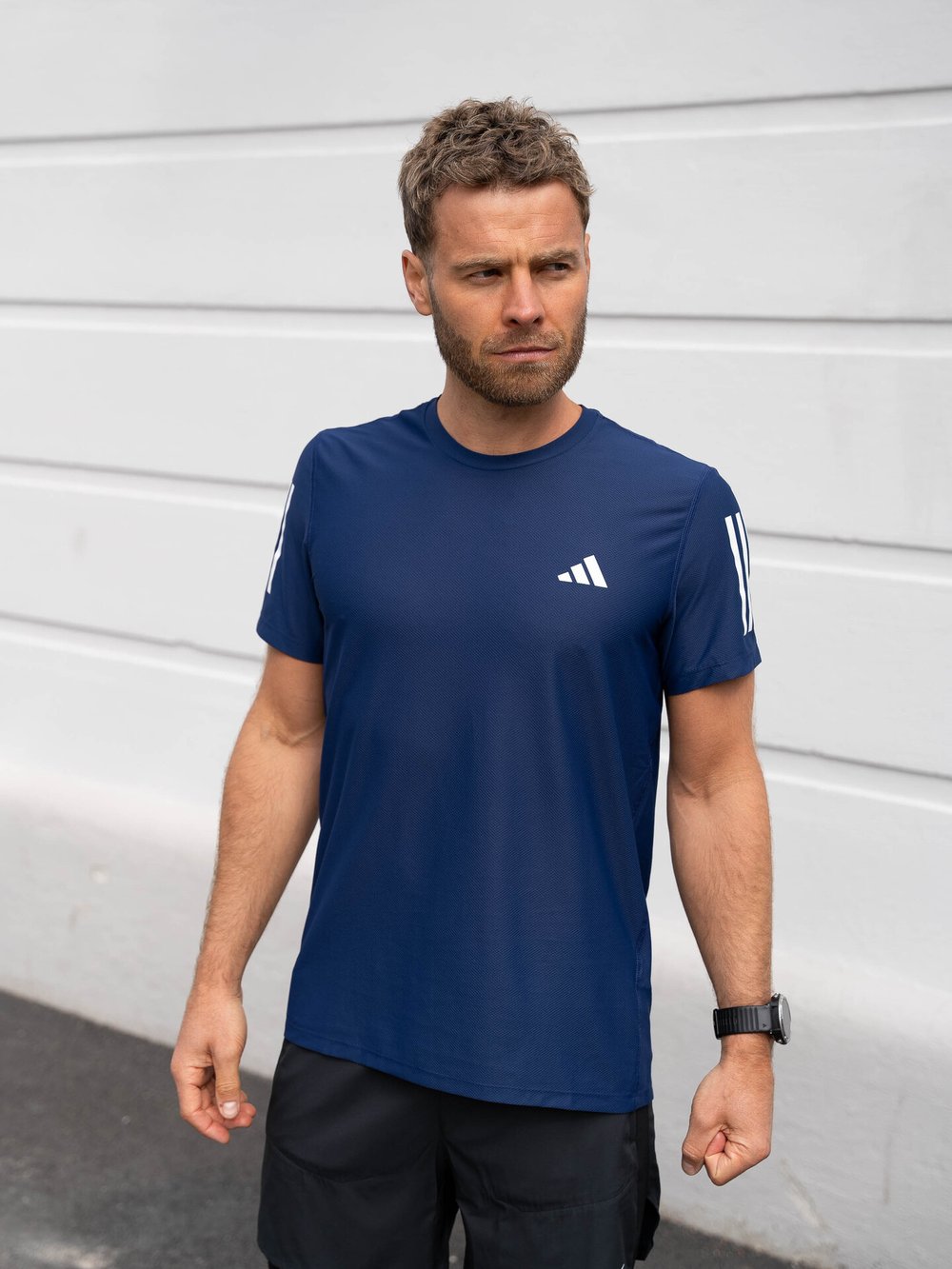 In1502 adidas Own The Run Tee - Blå | Getinspired.no