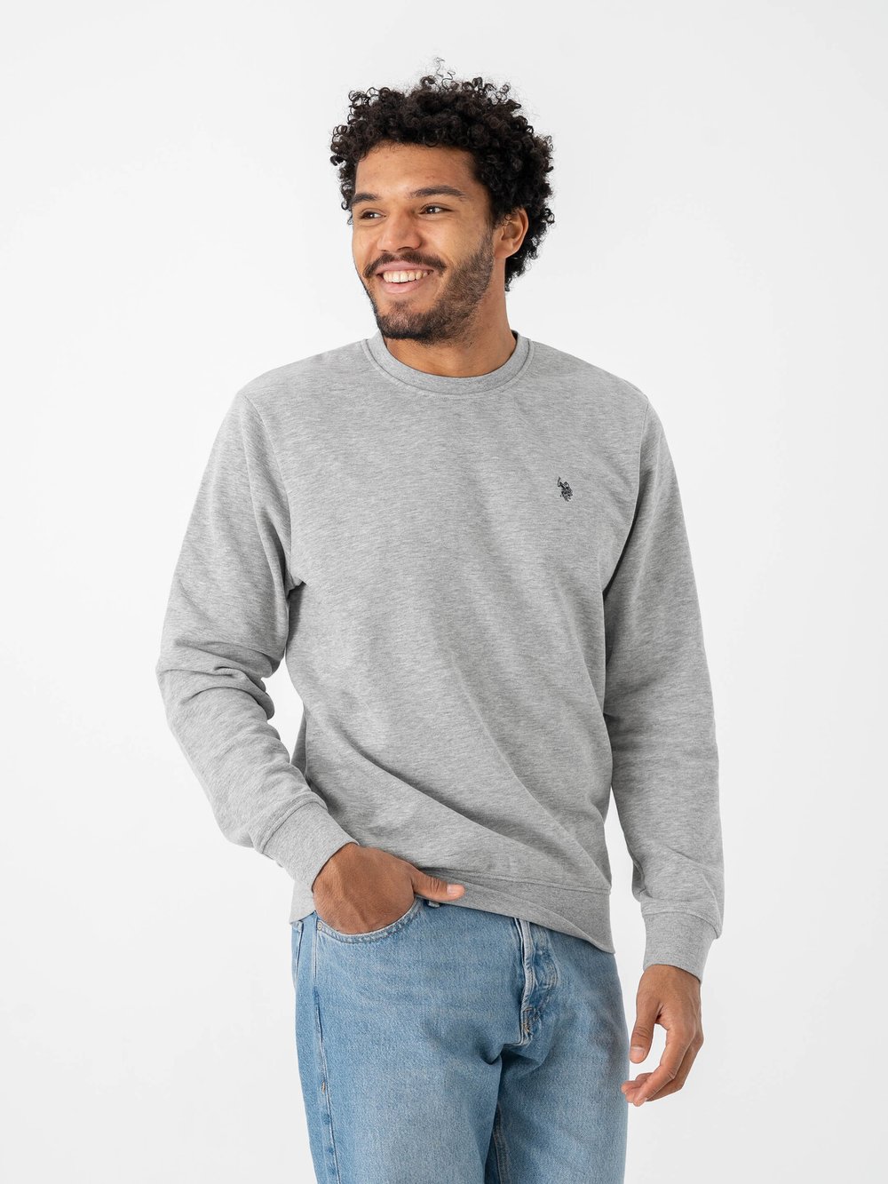 U.S. Polo Assn. Tais Regular Sweat - Grå | Getinspired.no