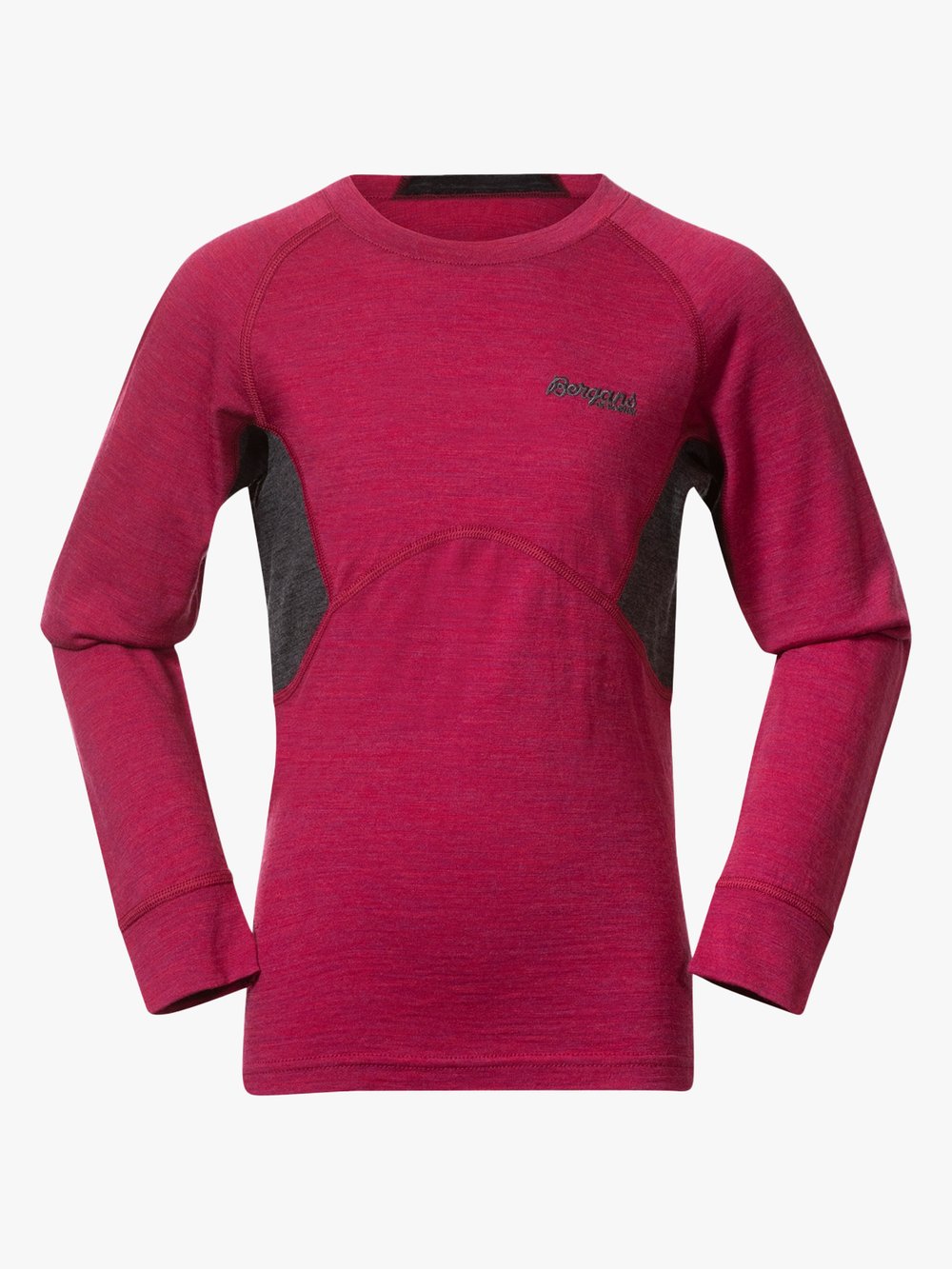 Bergans Inner:Pure Kids Long Sleeve - Rosa | Getinspired.no