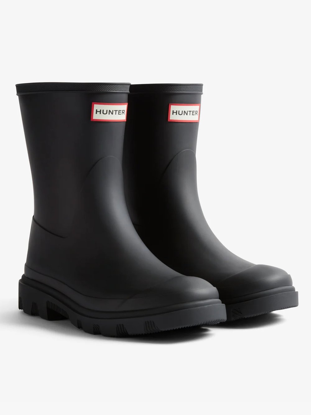 Hunter Unisex Downpour Short Boot - Sort | Getinspired.no