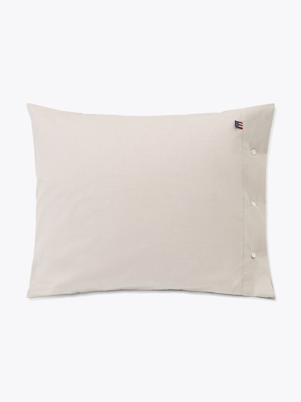 Lexington Pin Point Beige Cotton Pillowcase 50x70 - Beige | Getinspired.no
