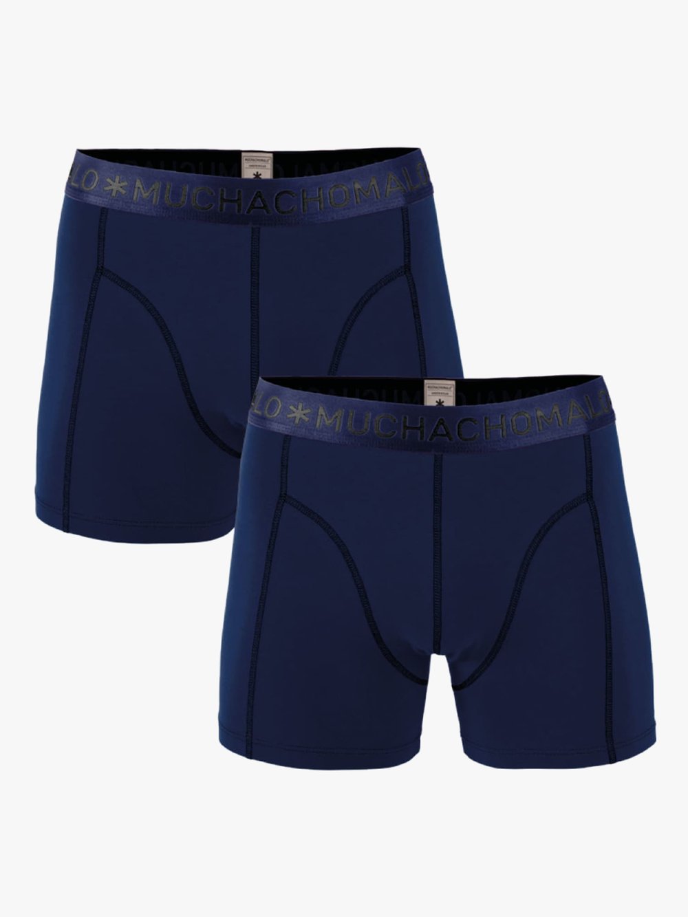 Muchachomalo 2-Pack Solid Boxer - Blå | Getinspired.no