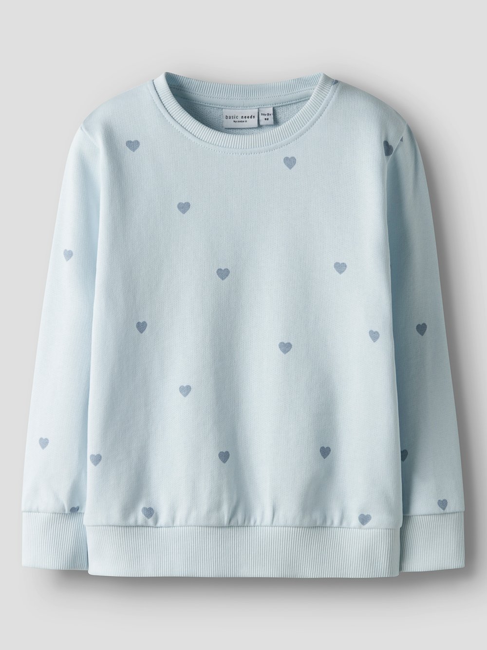 Name It Valba Long Sleeve Sweat Unbrushed - Blå | Getinspired.no