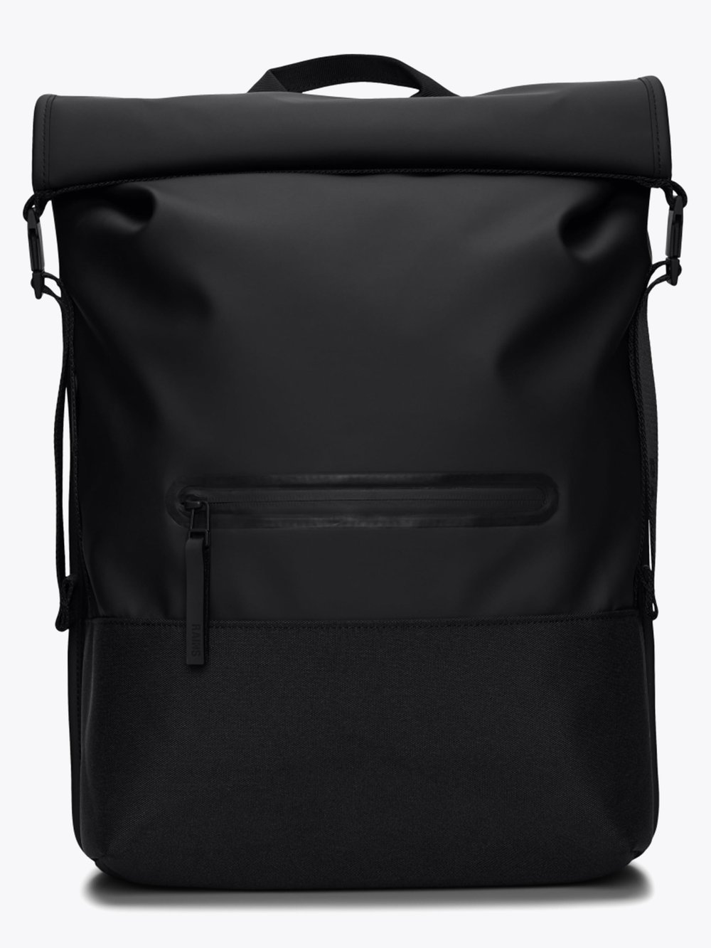 Rains Trail Rolltop Backpack - Sort | Getinspired.no