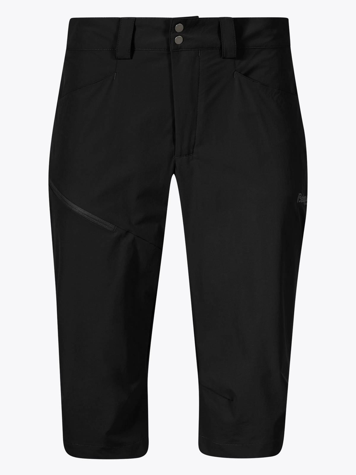 Bergans Vandre Light Softshell Long Shorts Women Black