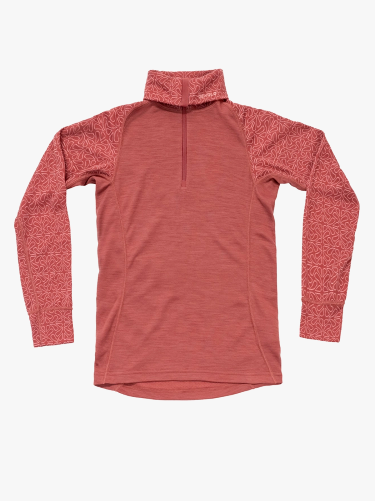 Devold Duo Active Merino 205 Zip Neck Woman Marsala