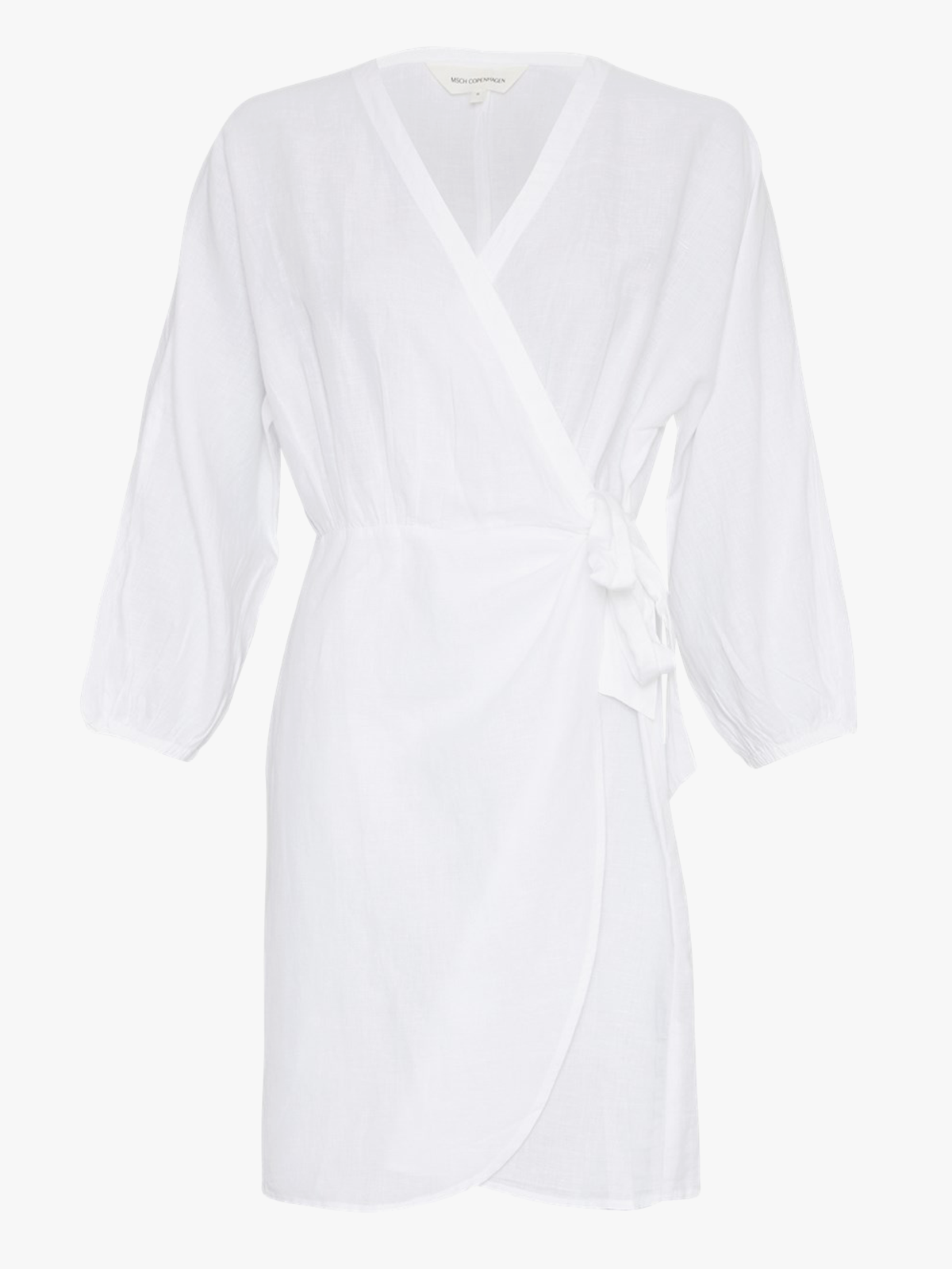 MSCH Copenhagen Mirilla 3/4 Wrap Dress White