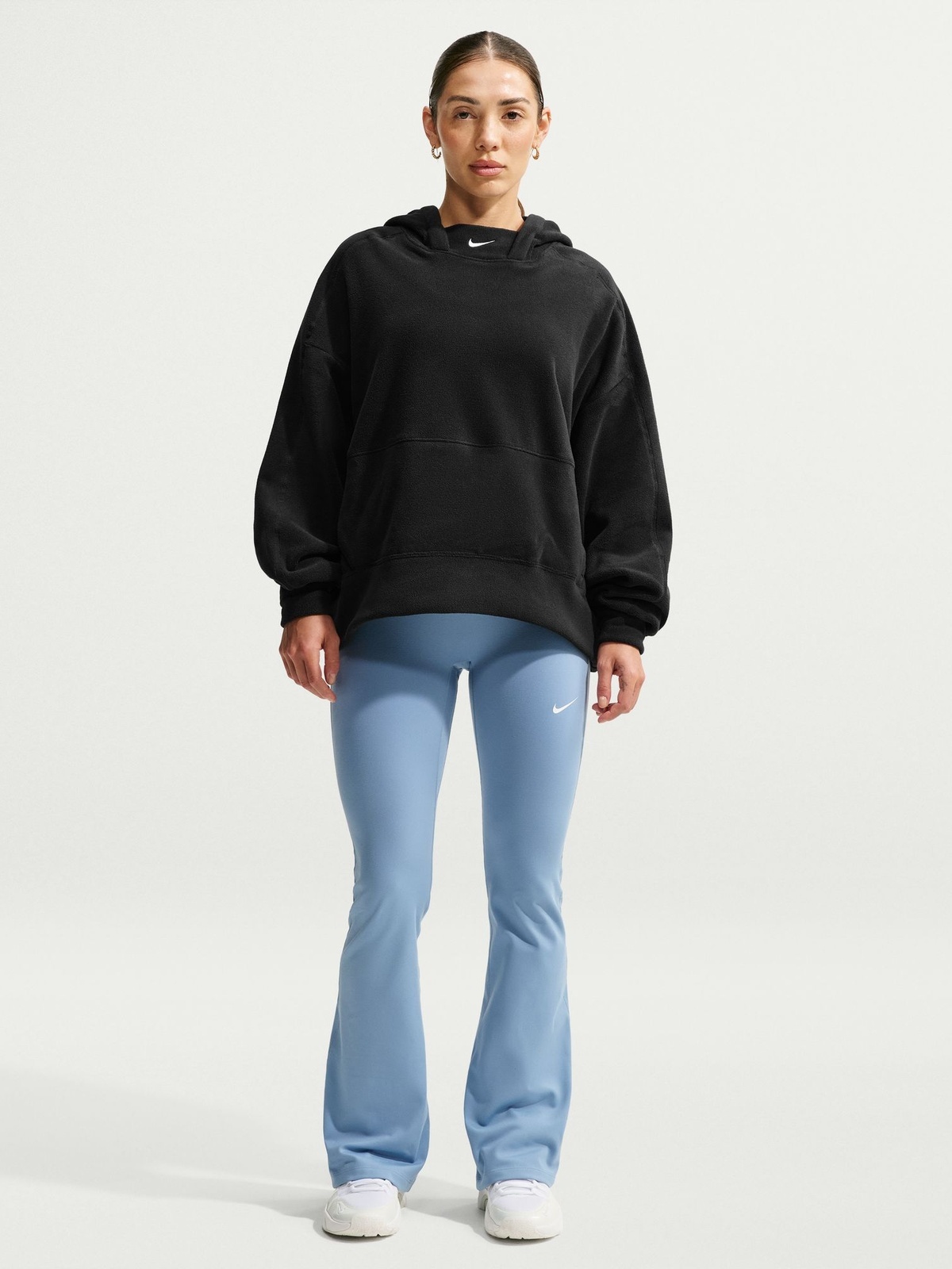Nike One Therma-Fit Polar Fleece Pullover Sort