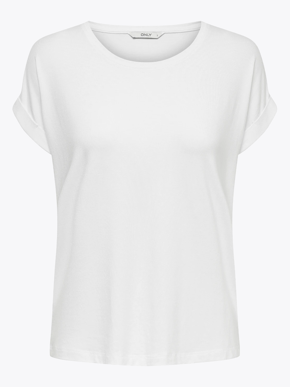 Only Moster Short Sleeve O-Neck Top White