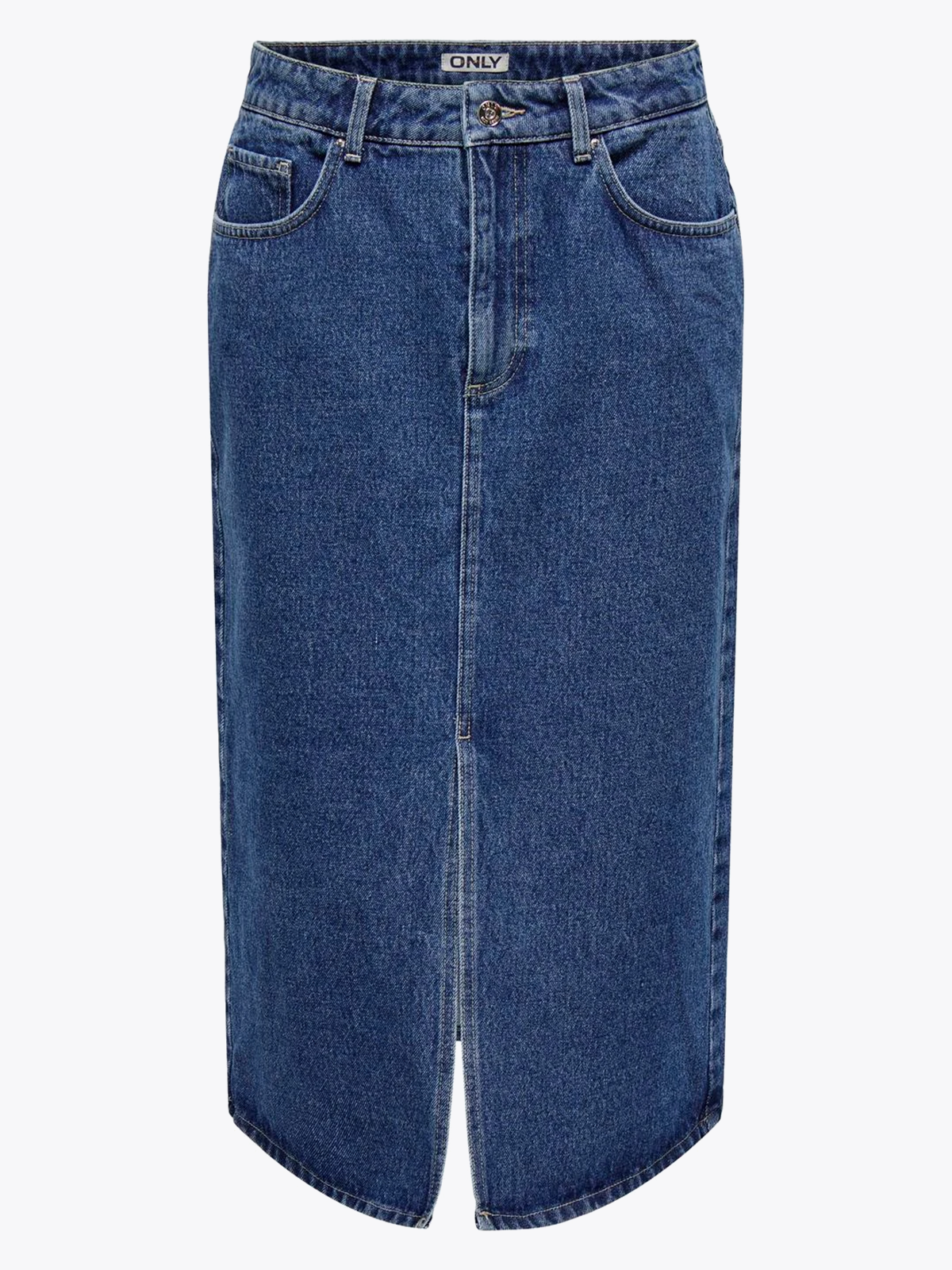 Only Bianca Midi Skirt Denim Medium Blue Denim